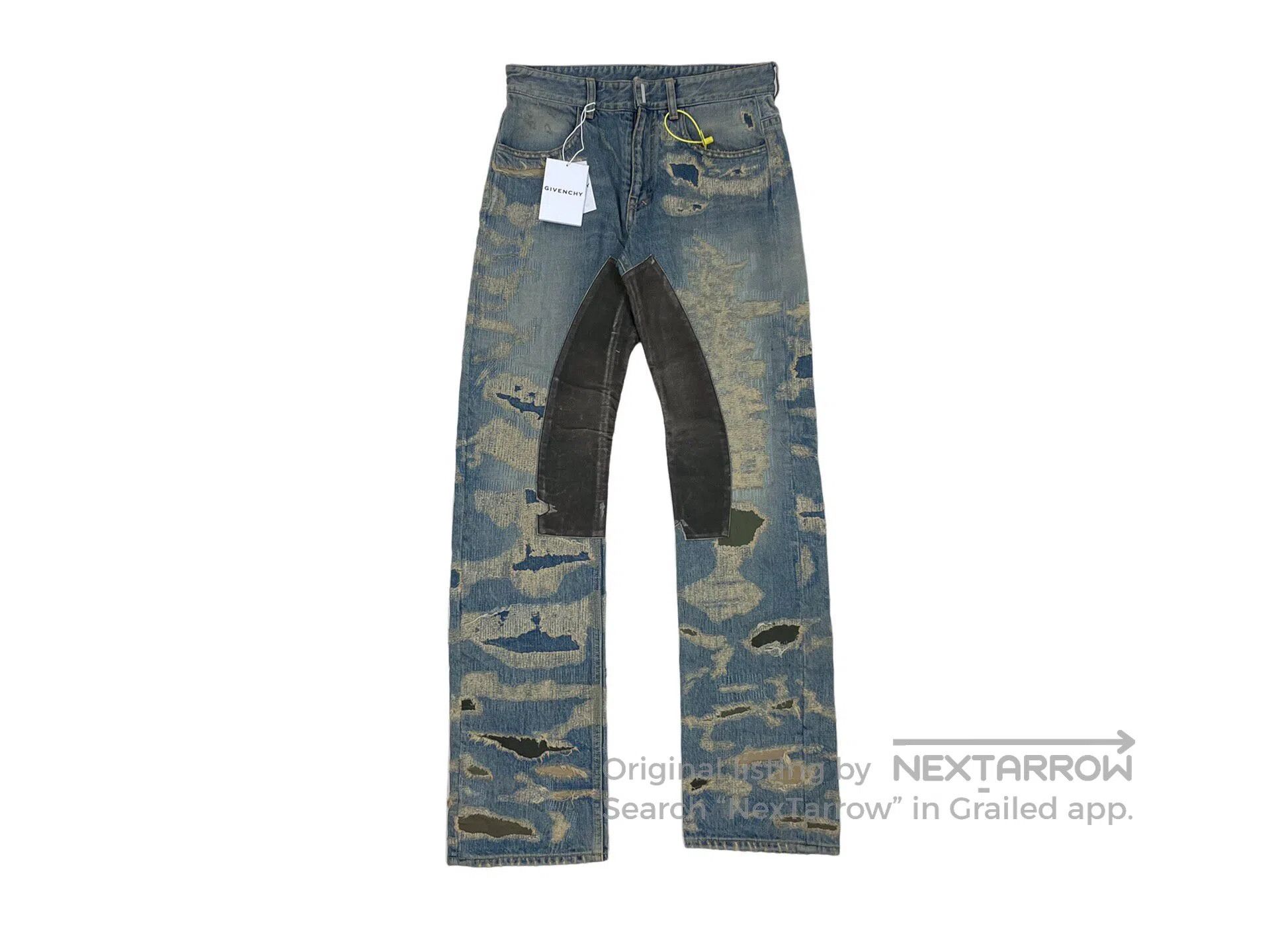 Givenchy Givenchy Original Ripped Destroyed Denim Pants Size US 30 / EU 46 - 1 Thumbnail