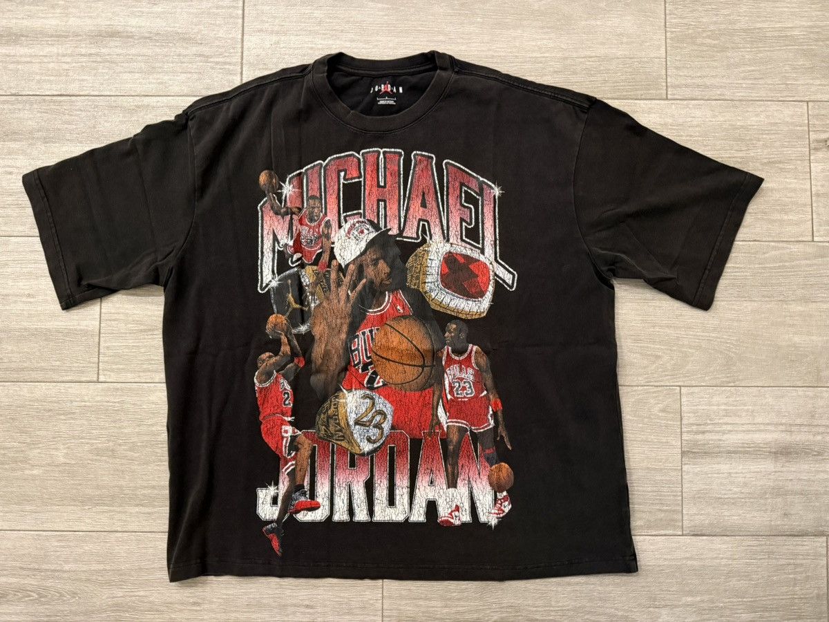 Jordan Brand Jordan Flight Essentials Graphic Black Oversized Tee Sz L Size US L / EU 52-54 / 3 - 1 Thumbnail