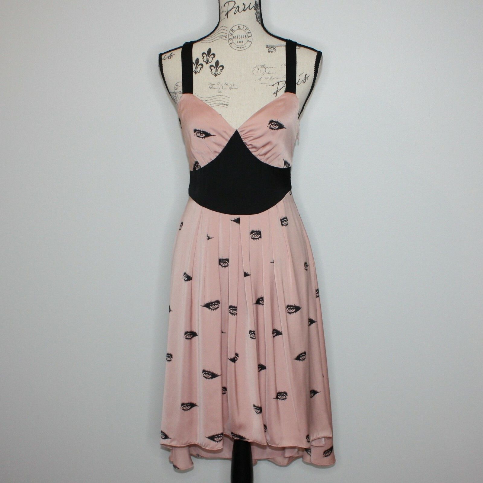 Other Viva Vena! by Vena Cava Pleated Eye Print Dress in size US 6 Size M / US 6-8 / IT 42-44 - 11 Thumbnail