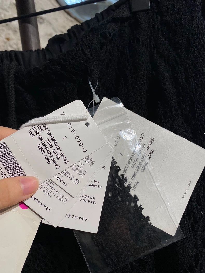 Y's Y's size 2 Black cut-out double midi pants Size US 28 / EU 44 - 9 Thumbnail