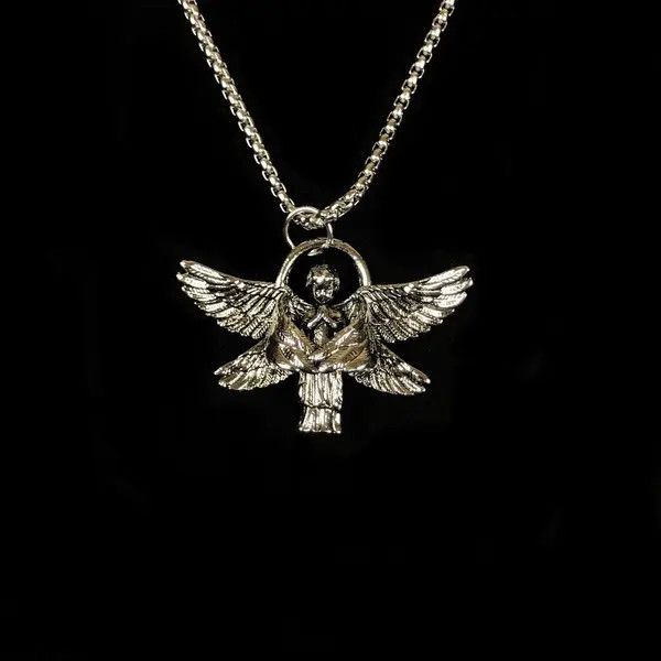 Jewelry Angel Necklace Punk Chain Size ONE SIZE - 7 Thumbnail