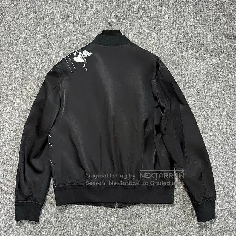 Alexander McQueen ALEXANDER MCQUEEN Black Starry Embroidered Heavyweight Jac Size US L / EU 52-54 / 3 - 3 Thumbnail