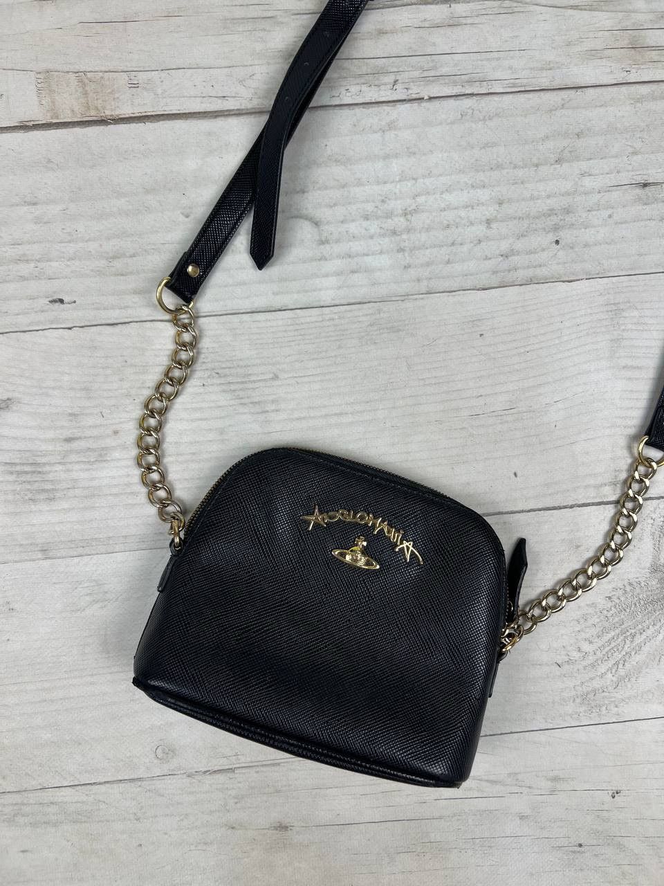 Vivienne Westwood Vivienne Westwood Anglomania Logo Orb Shoulers Bag Leather Size ONE SIZE - 3 Thumbnail