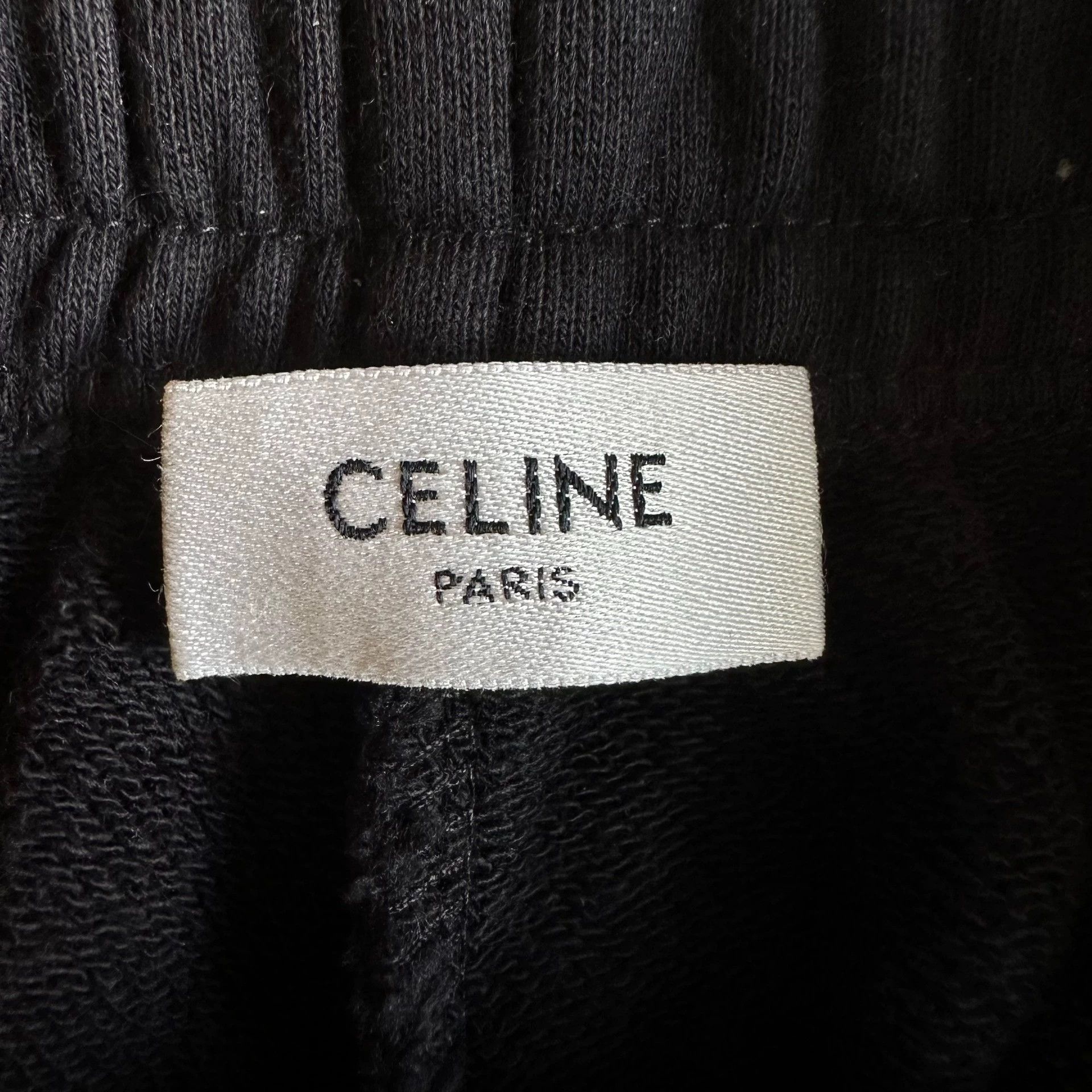 Celine celine black logo print casual pants Size US 34 / EU 50 - 3 Thumbnail