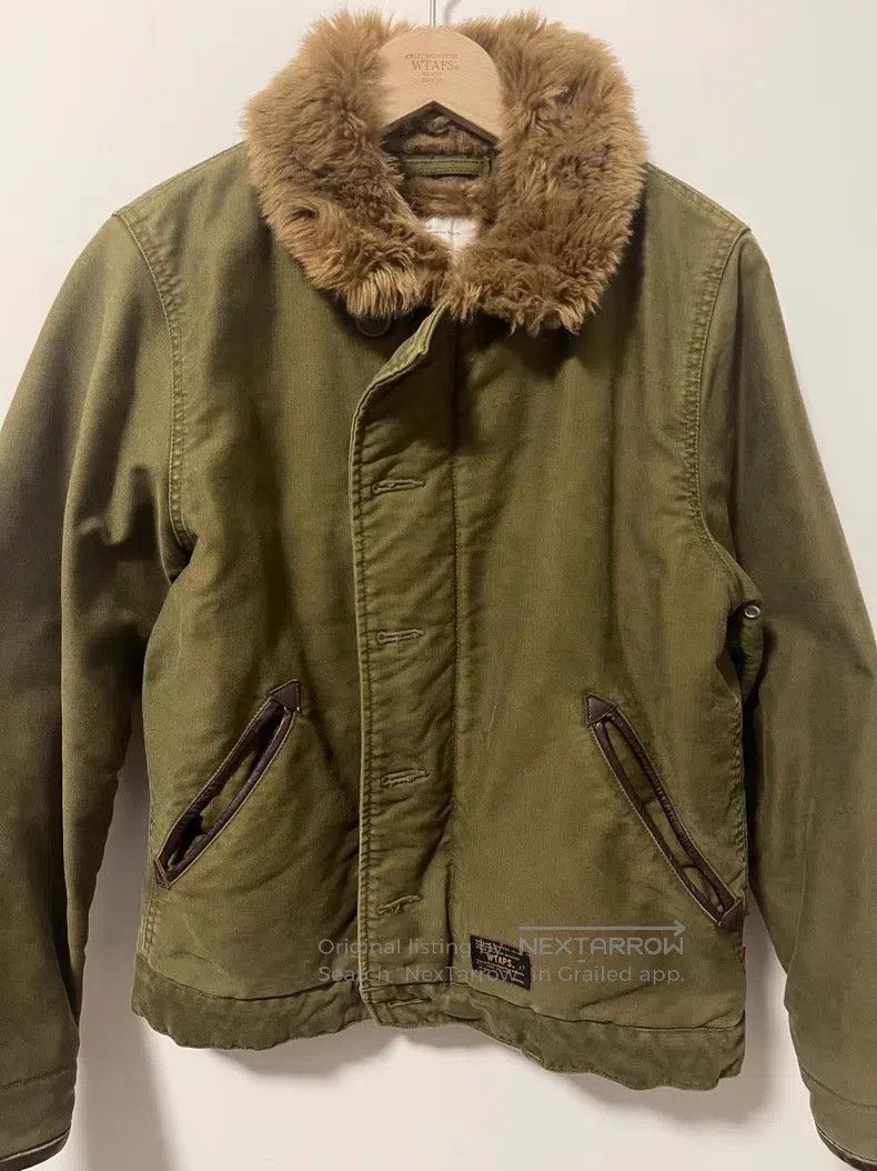 Wtaps Wtaps Military green thick jacket Size US S / EU 44-46 / 1 - 1 Thumbnail