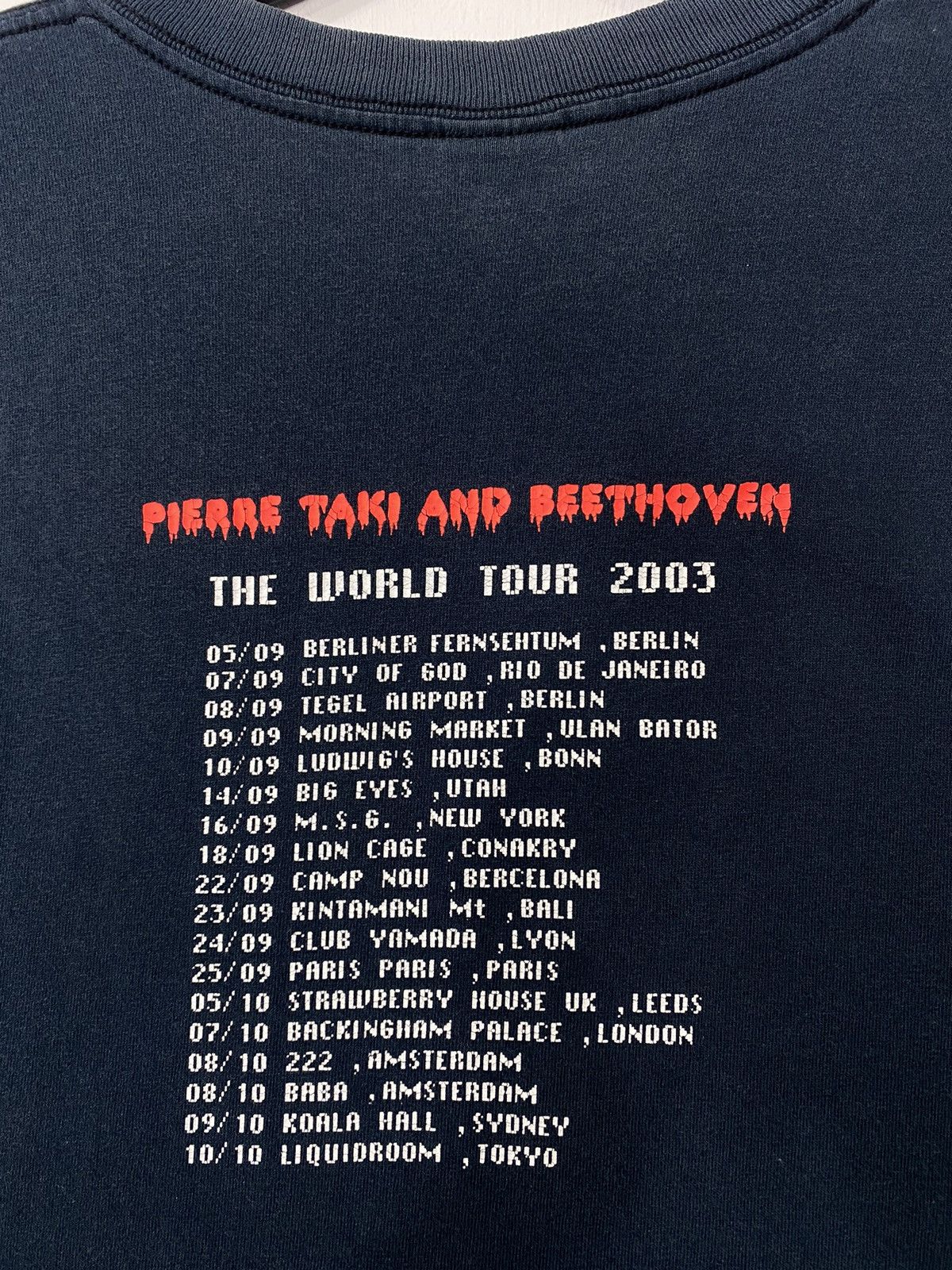 Band Tees 💥VINTAGE BEETHOVEN and PIERRE TAKI world tour 2003 shirt Size US M / EU 48-50 / 2 - 5 Thumbnail