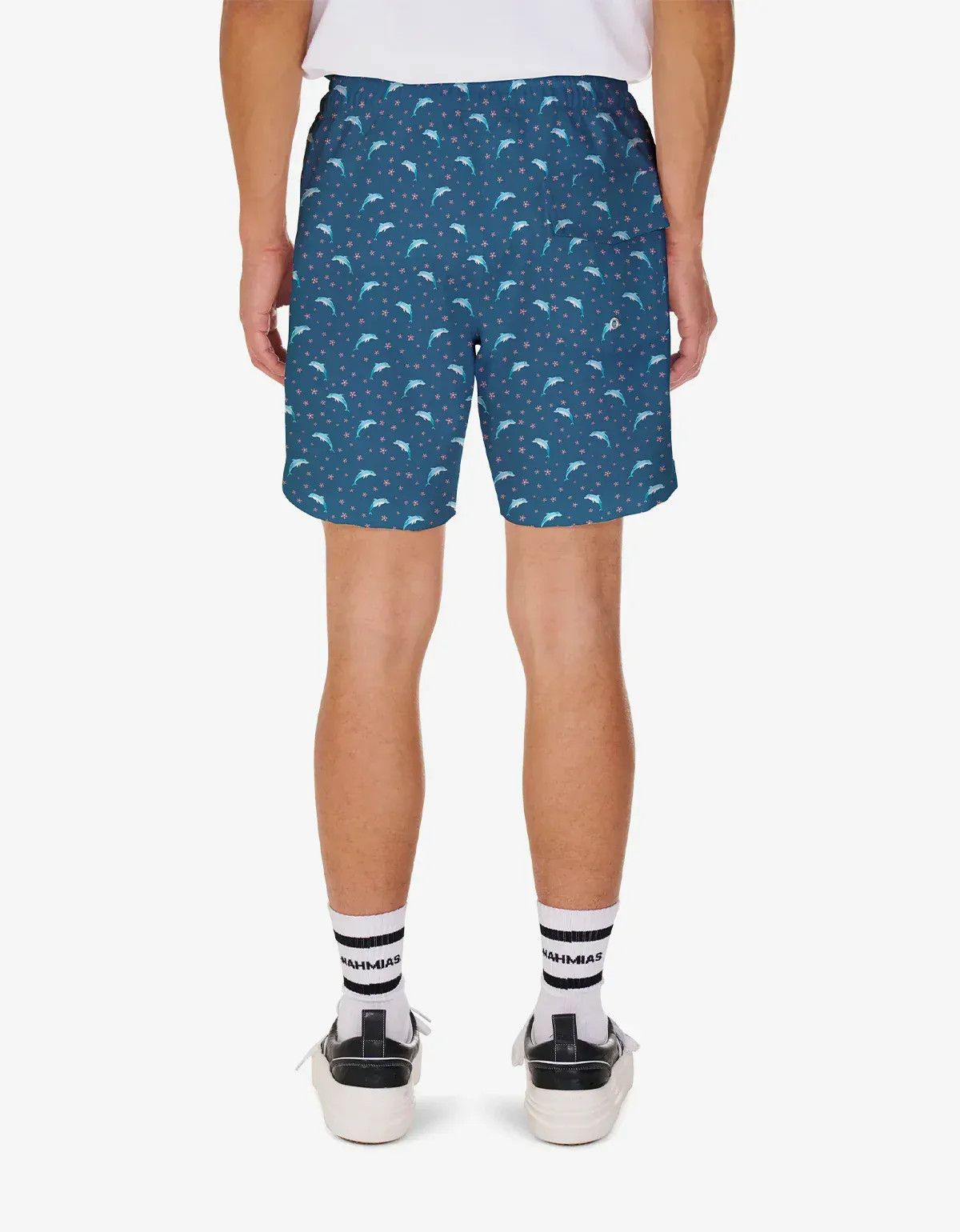 Nahmias Nahmias Blue Dolphin Print Swim Trunk Size US 36 / EU 52 - 2 Thumbnail