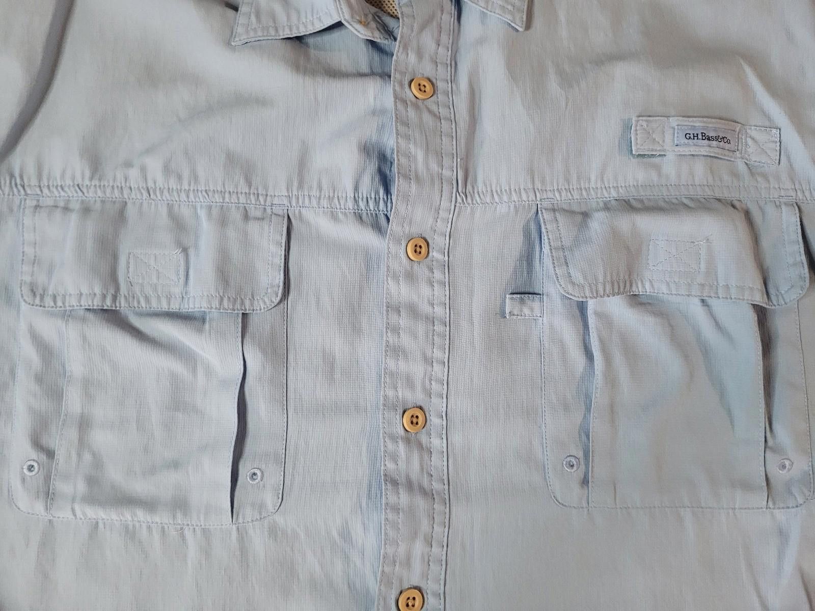 G.H. Bass & Co. G.H.Bass & Co Mens XL Explorer Series Button Down Shirt fish Size US XL / EU 56 / 4 - 4 Thumbnail