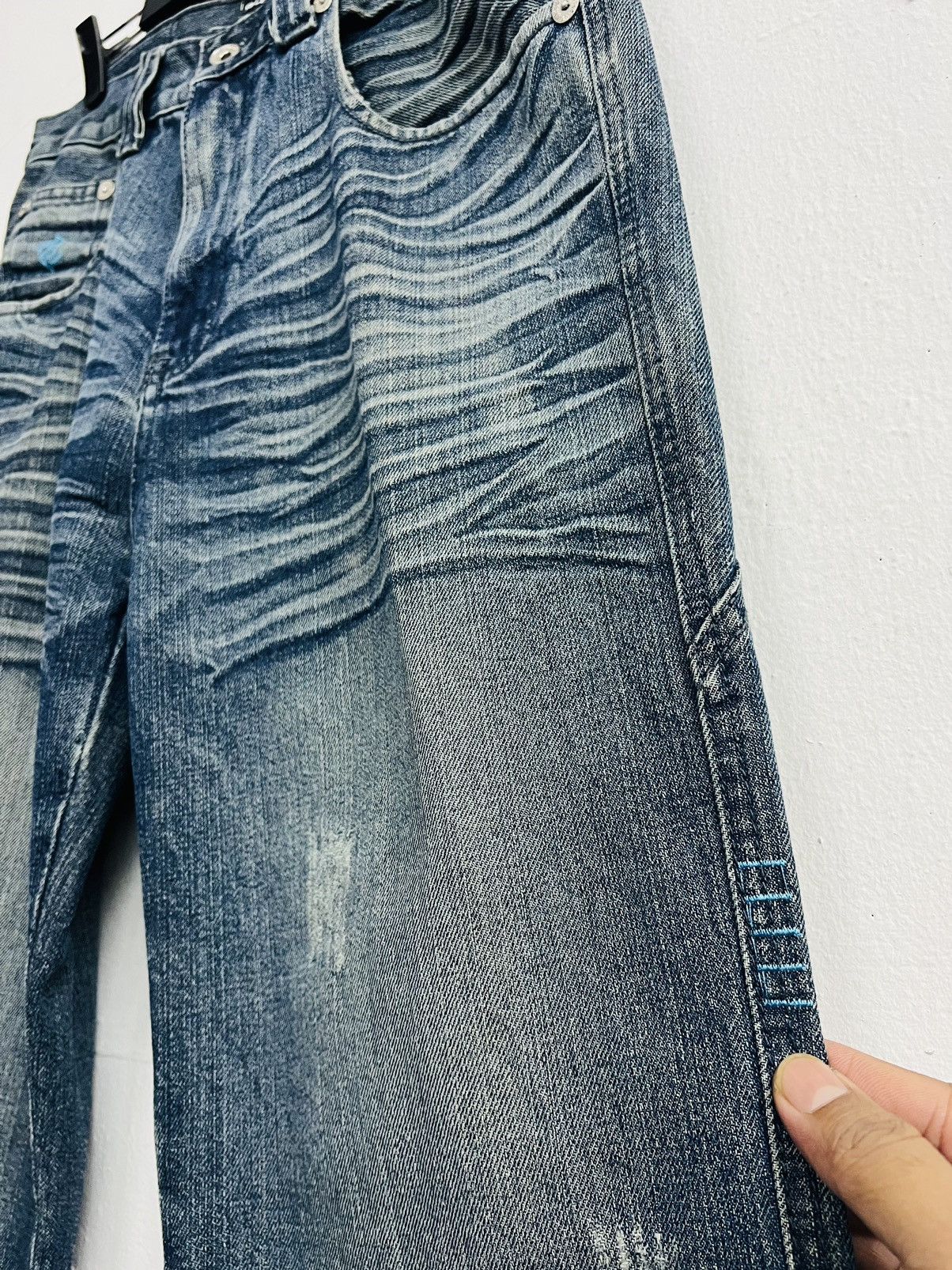 Rocawear × Vintage Vintage Y2k Rocawear Baggy Denim Pants Wide Leg Size US 33 - 7 Thumbnail