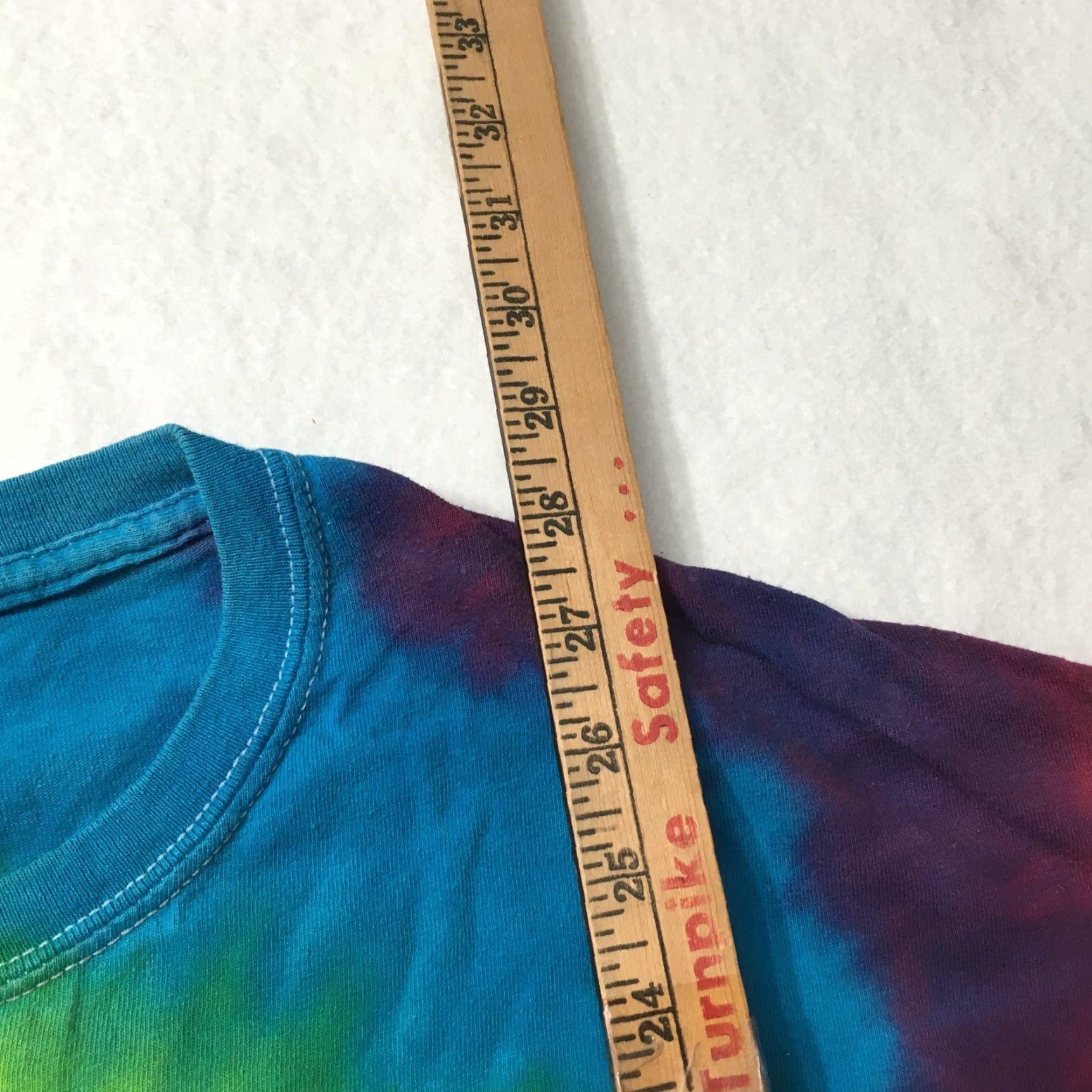 Gildan VINTAGE Fort Worth Shirt Mens XL Green Tie Dye Texas Y2K Size US XL / EU 56 / 4 - 7 Thumbnail