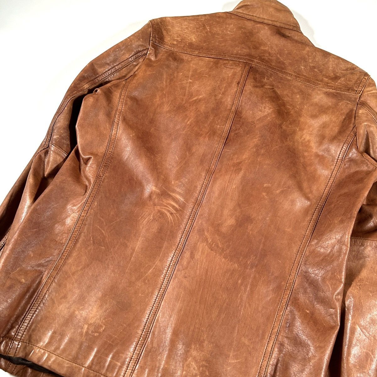 291295=Homme 🔻291295 = Homme Leather Jacket🔻 Size US M / EU 48-50 / 2 - 5 Thumbnail
