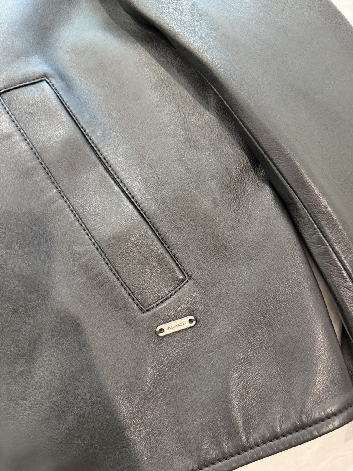 Coach Coach Leather Jacket Size US XL / EU 56 / 4 - 3 Thumbnail