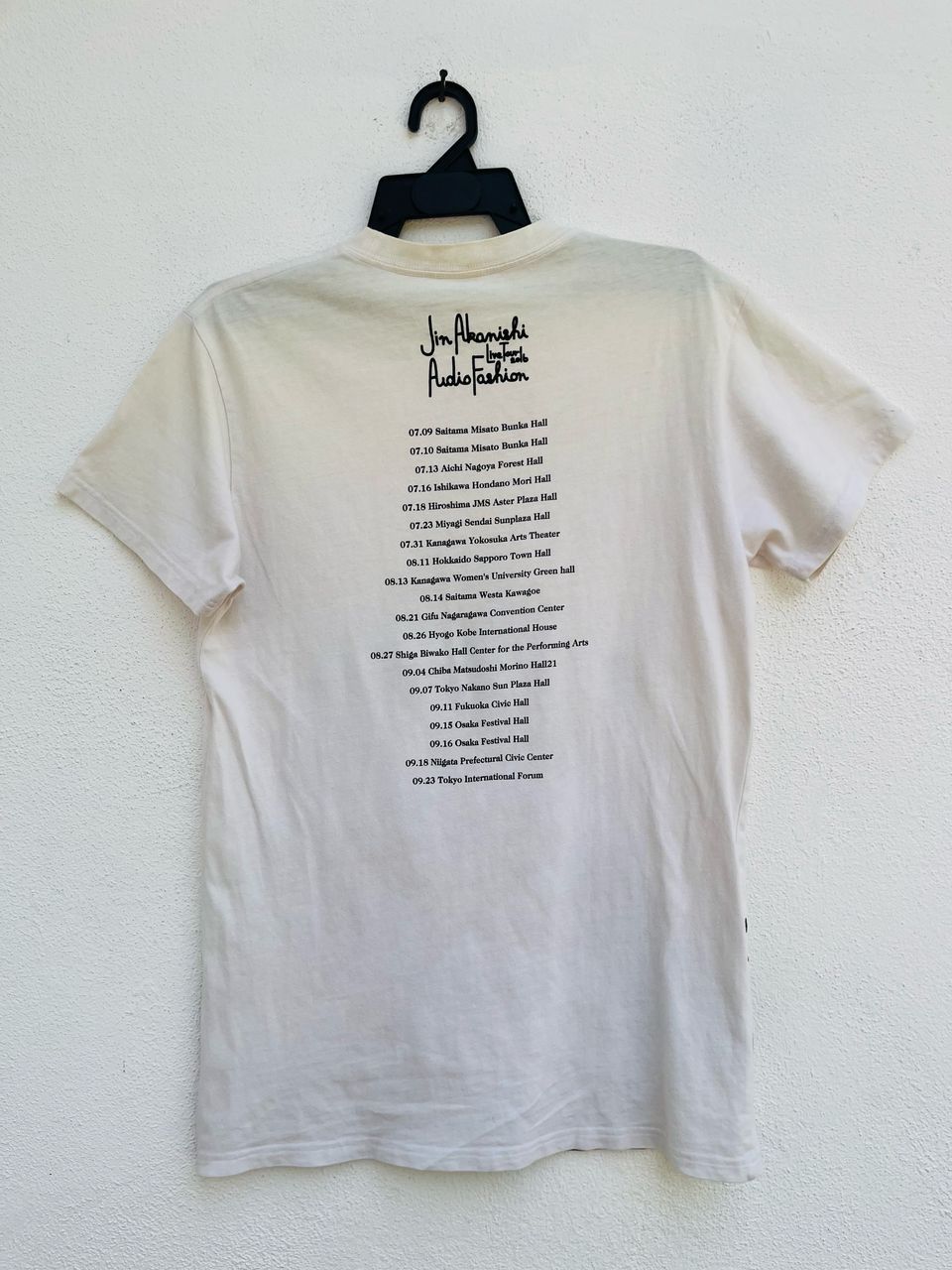 Band Tees × Japanese Brand Vintage Jin Akamishi Audio Fashion Live Tour Shirt Size US M / EU 48-50 / 2 - 2 Thumbnail