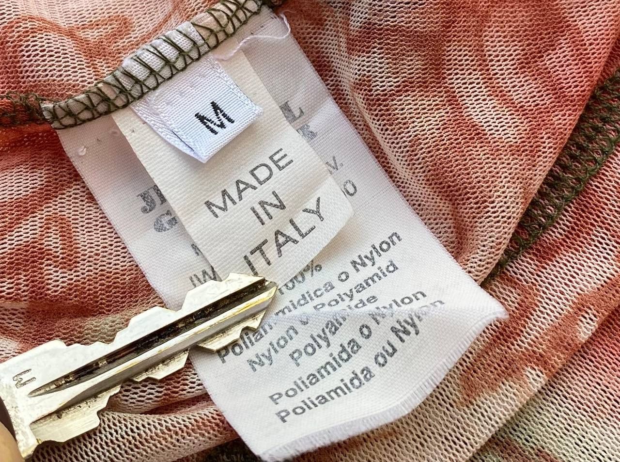 Jean Paul Gaultier Jean Paul Gaultier - 2000s Roses Mesh Shirt Size M / US 6-8 / IT 42-44 - 10 Thumbnail