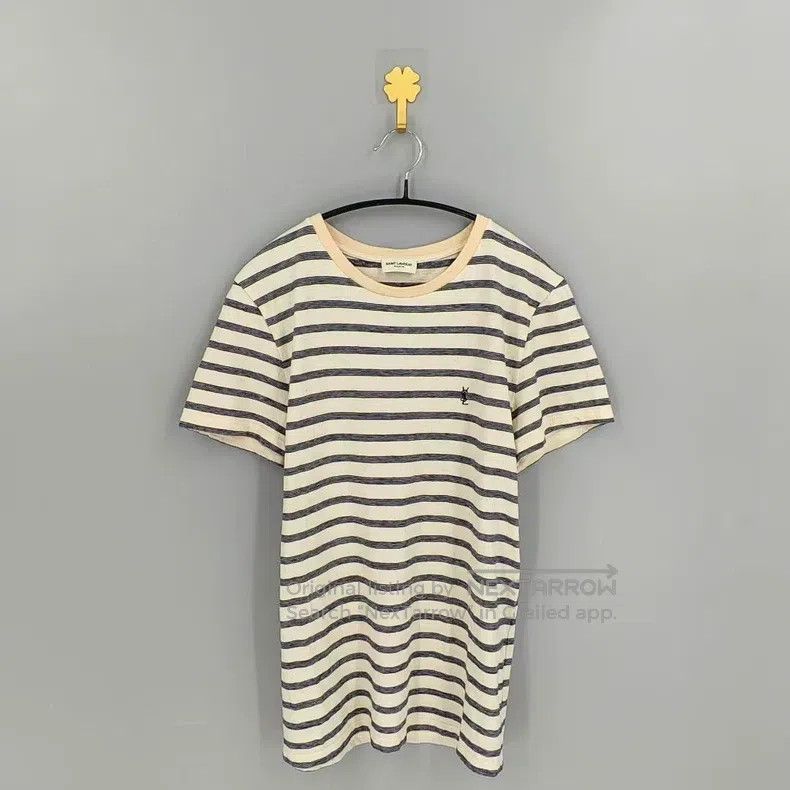 Saint Laurent Paris Saint Laurent Paris Striped embroidered short sleeve Size US XS / EU 42 / 0 - 1 Thumbnail