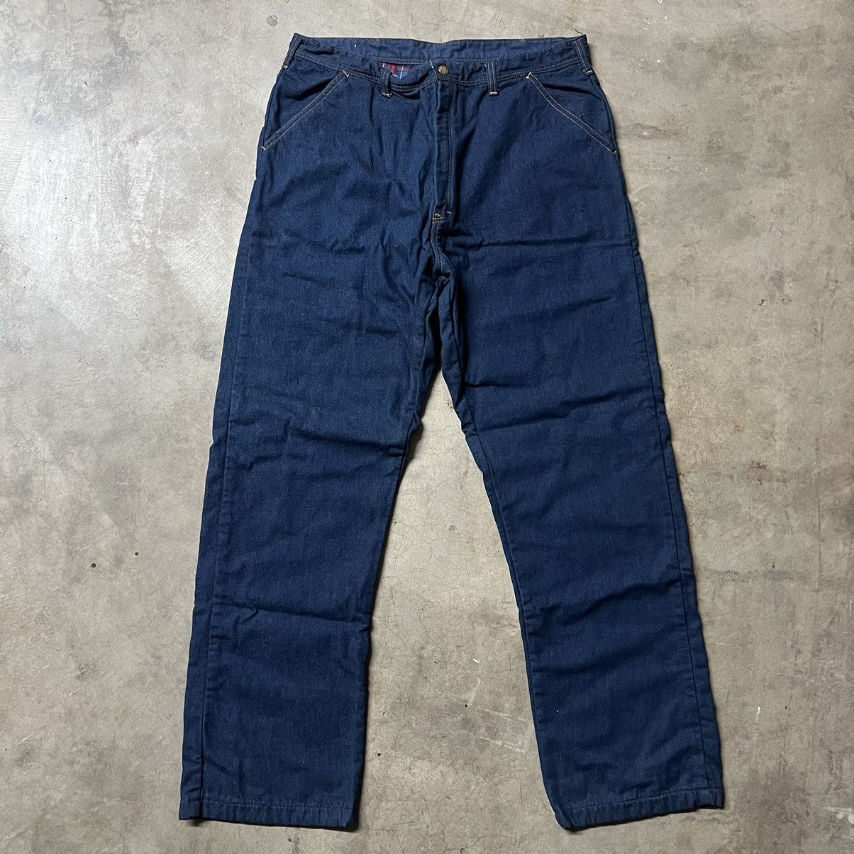 Vintage Vintage Carters 🇺🇸 Watch the Wear Jeans & Overalls Pants Size US 34 / EU 50 - 4 Thumbnail