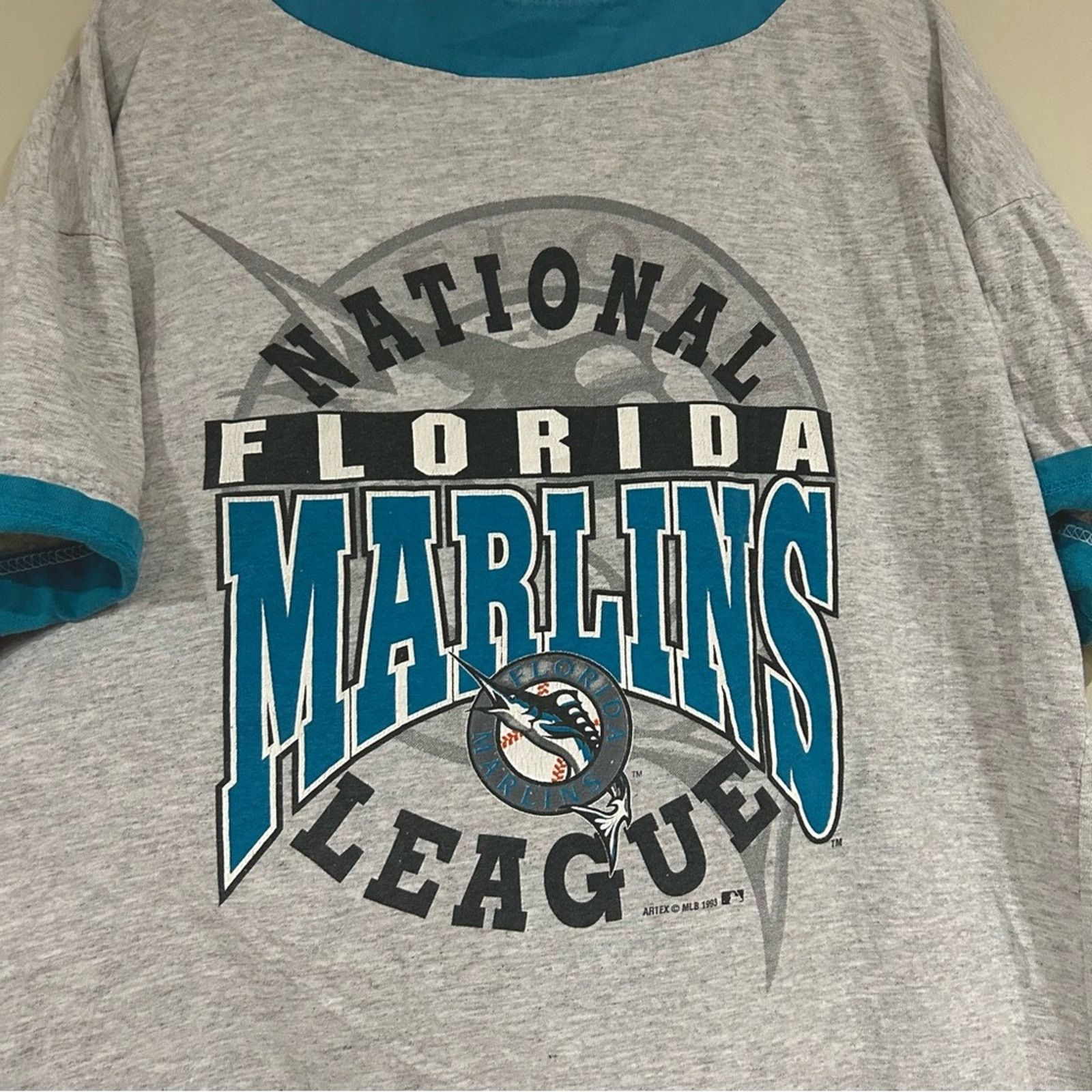 Other Vintage 1993 Florida Marlins Jersey Style Shirt Size US L / EU 52-54 / 3 - 4 Thumbnail
