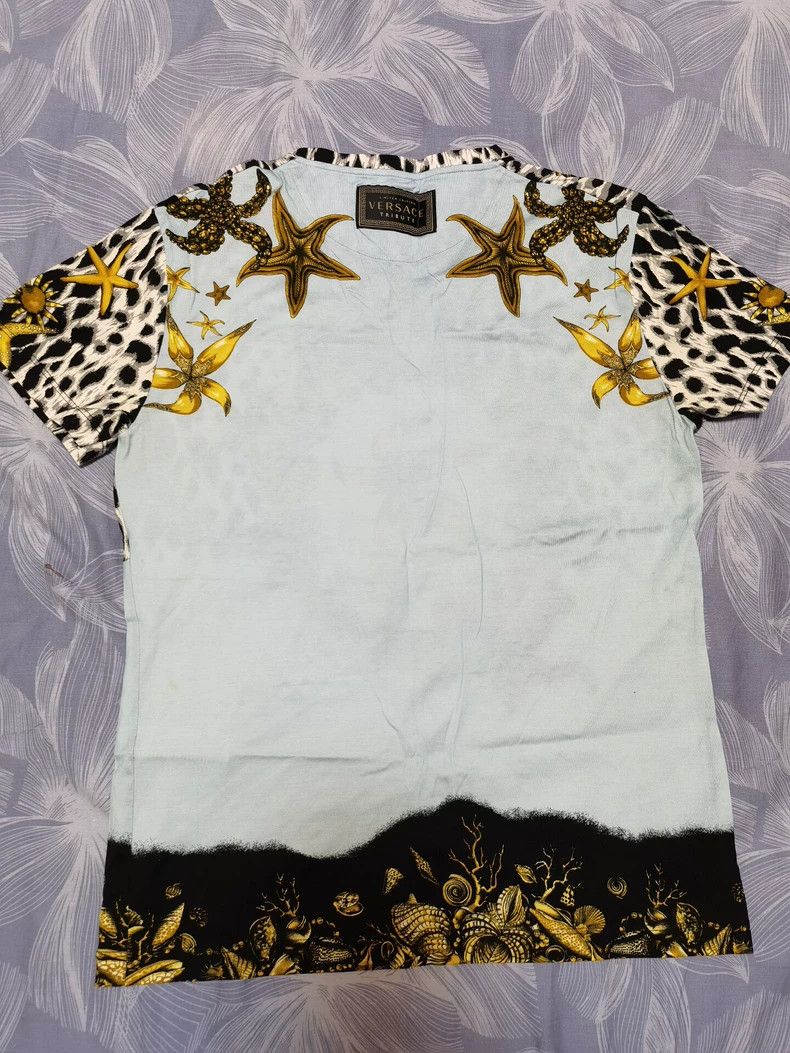 Versace Versace Comfortable and stylish cotton T-shirt for men wit Size US M / EU 48-50 / 2 - 3 Thumbnail