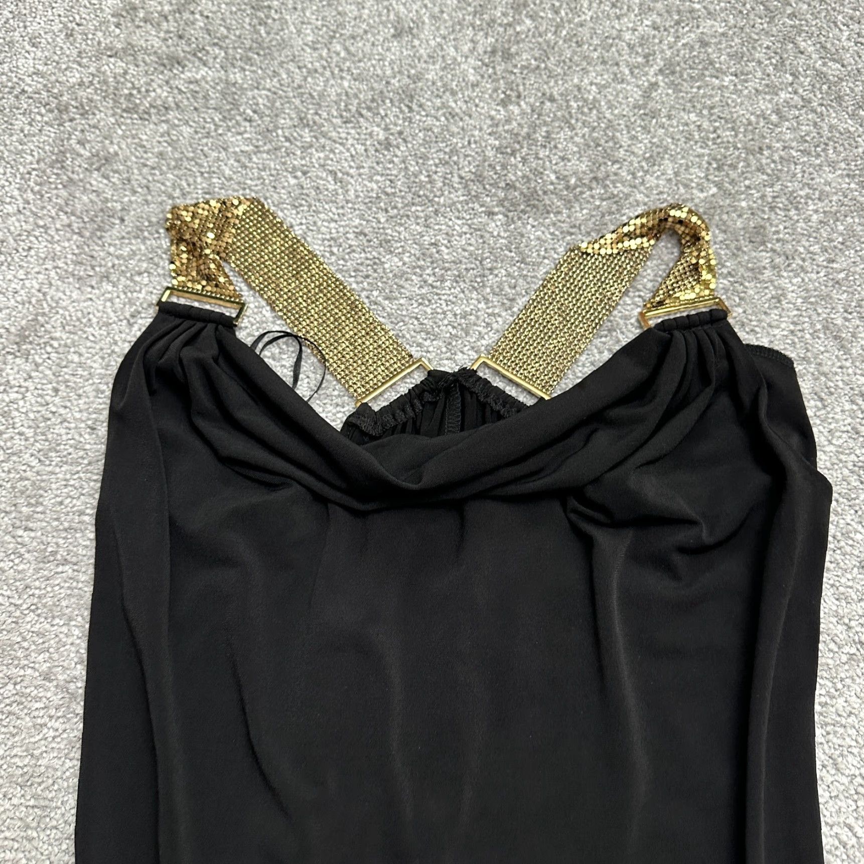 Michael Kors Michael Kors Embellished Pencil Midi Dress Women XXS Black Sleeveless Party Size XXS / US 00 / IT 34 - 3 Thumbnail