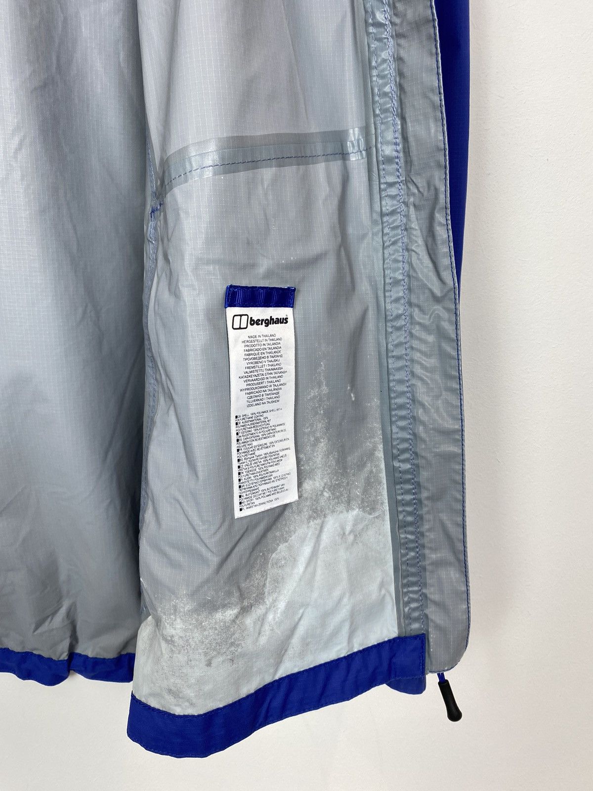 Berghaus Berghaus AQ2 Nylon Hooded Outdoor Jacket Gorpcore Logo Blue Size XL / US 12-14 / IT 48-50 - 9 Thumbnail
