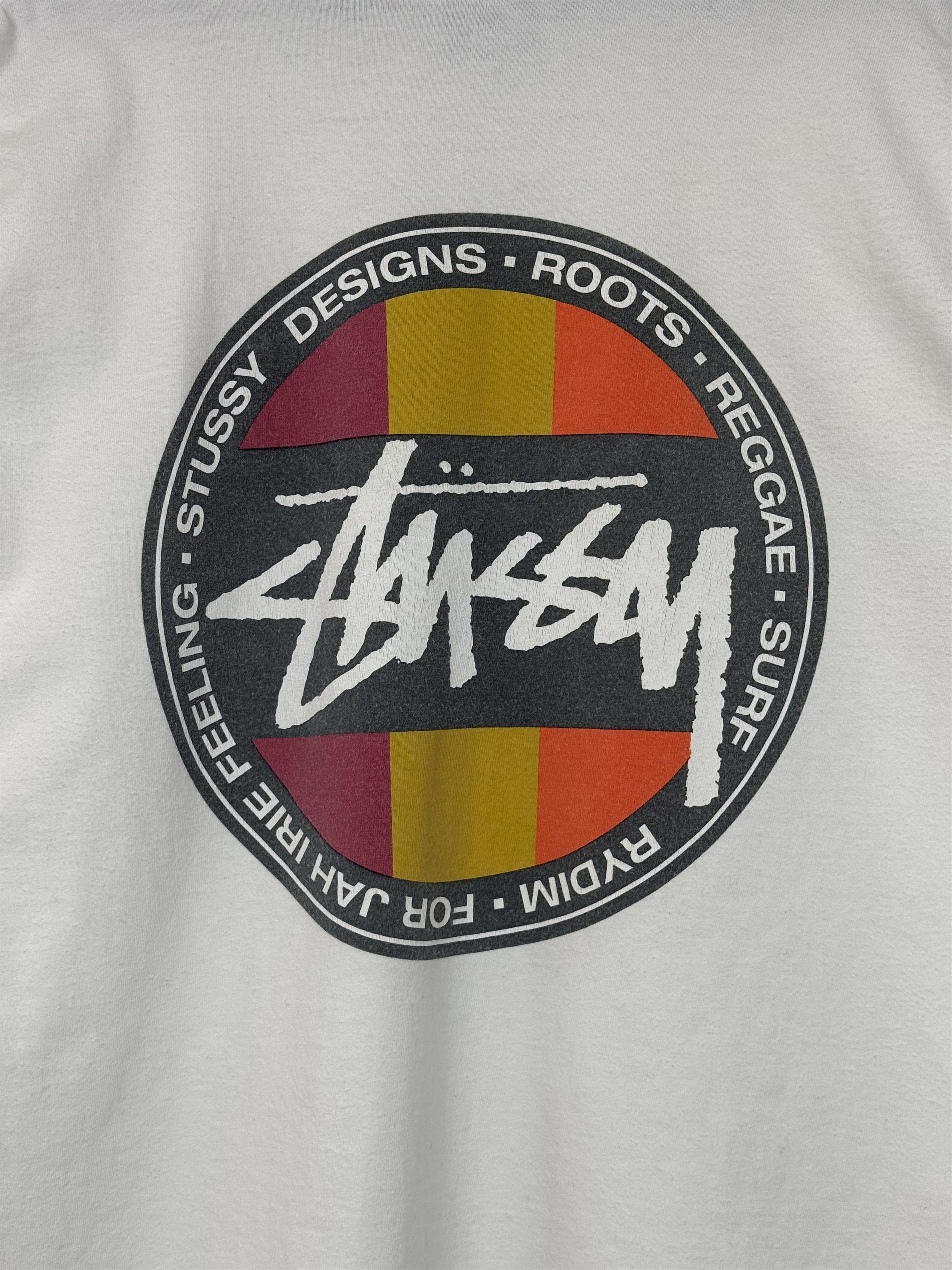 Stussy Stussy Classic Dot Pigment Dyed Long Sleeve White Size M Size US M / EU 48-50 / 2 - 4 Thumbnail
