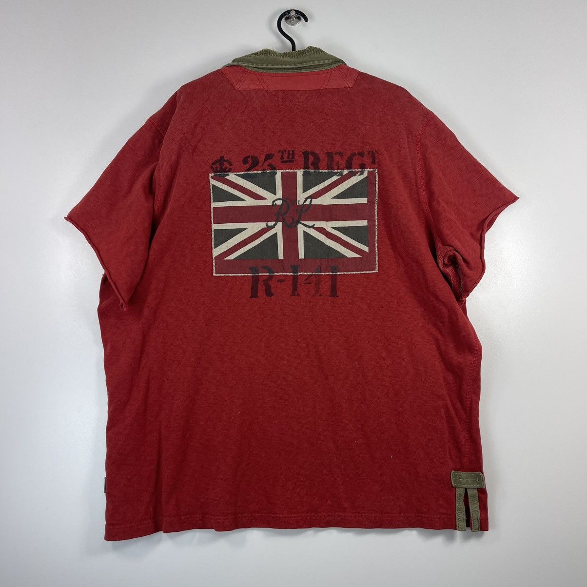 Polo Ralph Lauren Vintage POLO RALPH LAUREN Great Britain Polo Shirt Big Logo Size US XXL / EU 58 / 5 - 1 Thumbnail