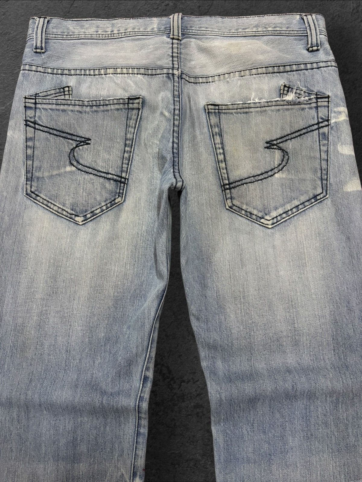 Tornado Mart Semanticdesign Bootcut Japan Grunge Sick Faded Jeans Size US 33 - 8 Thumbnail