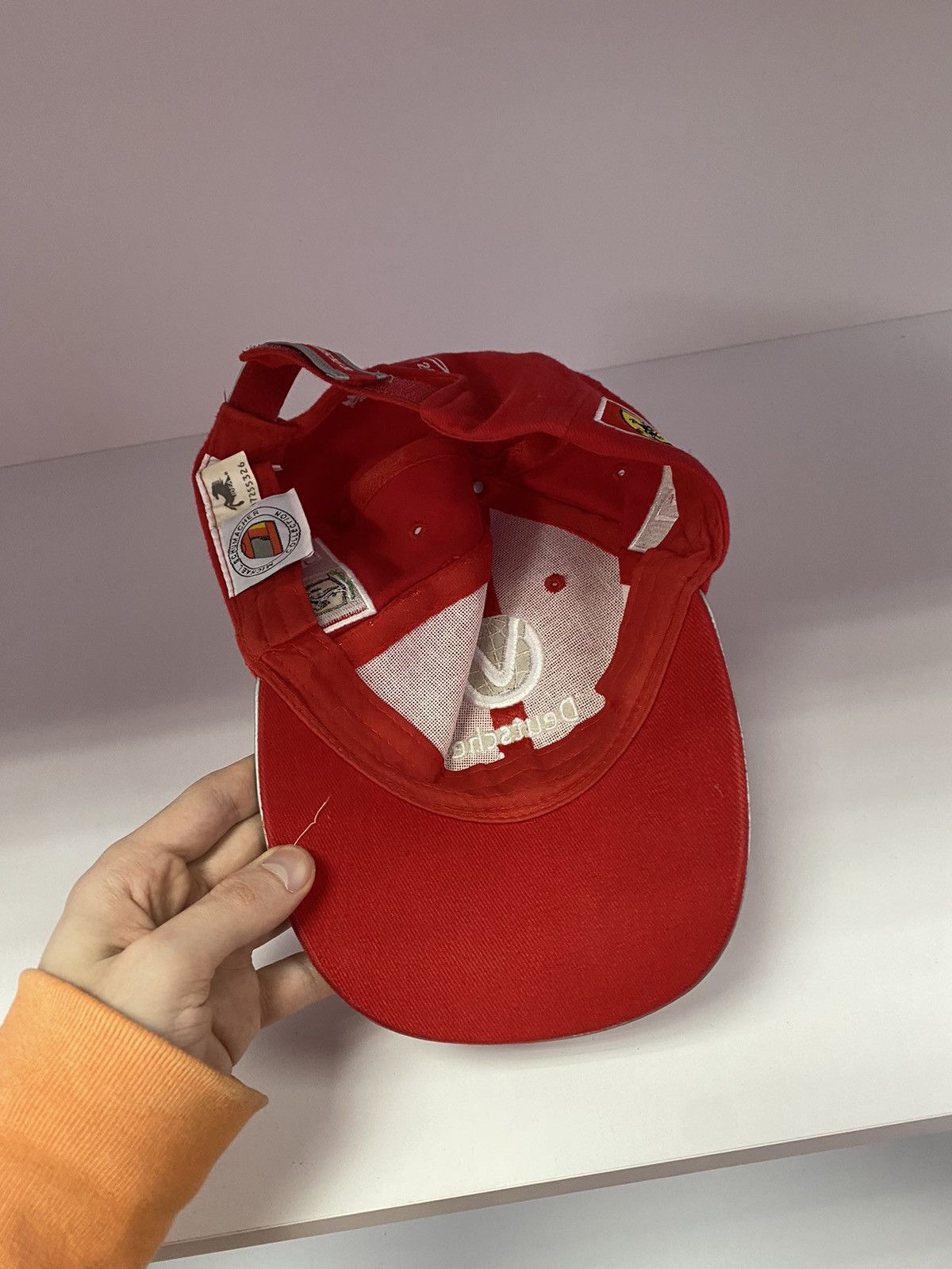 Ferrari × Vintage Vintage Ferrari Racing Cap Size ONE SIZE - 8 Thumbnail