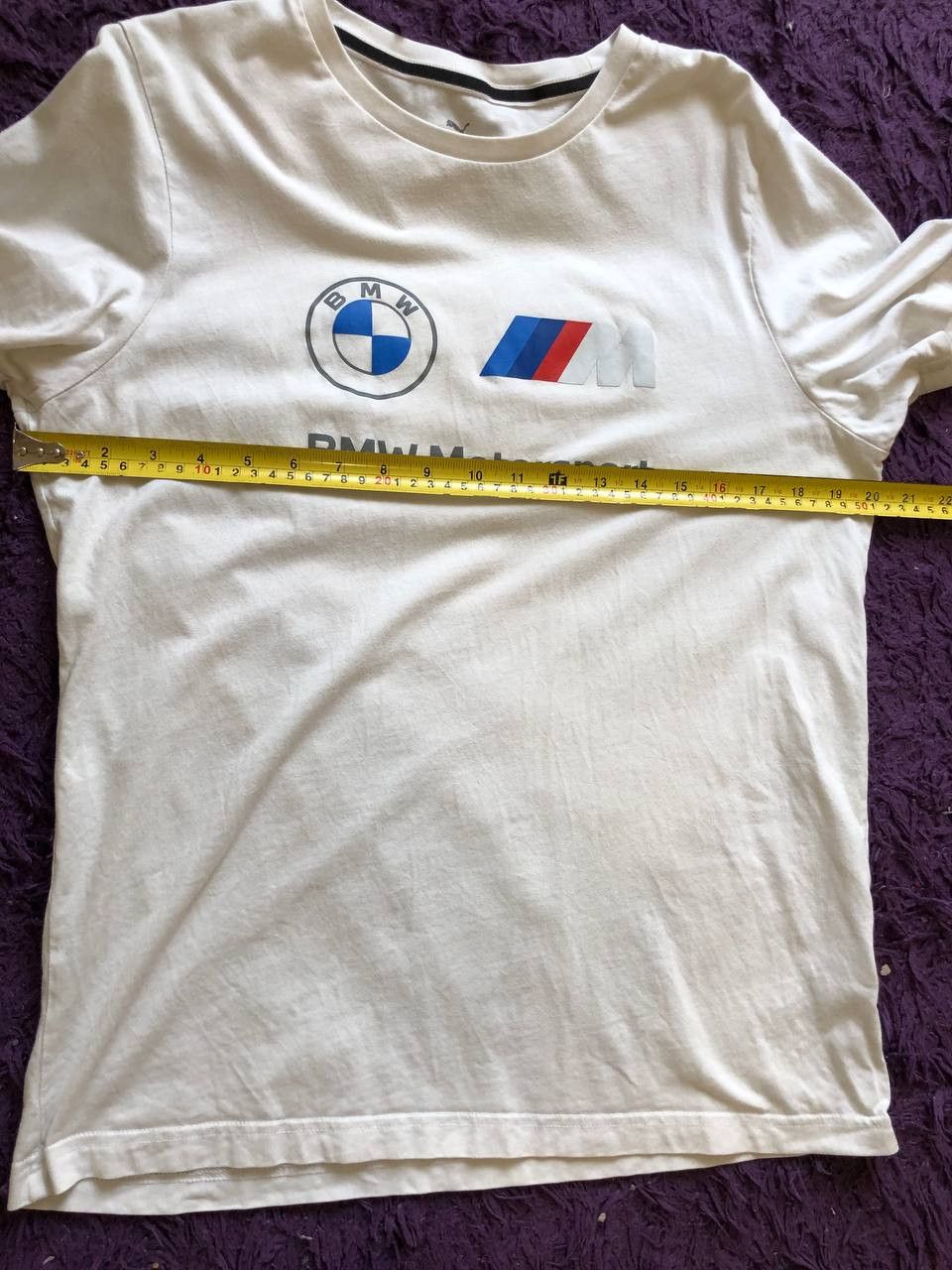 Puma Vintage white T-Shirt logo Puma BMW Motosport Y2K Size US M / EU 48-50 / 2 - 10 Thumbnail