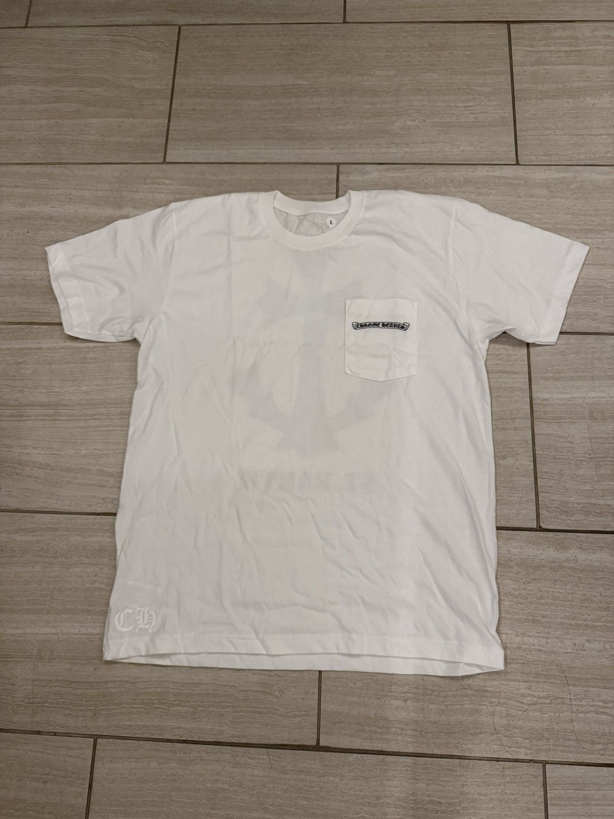 Chrome Hearts Chrome Hearts White St Barths Tee Large Size US L / EU 52-54 / 3 - 2 Thumbnail