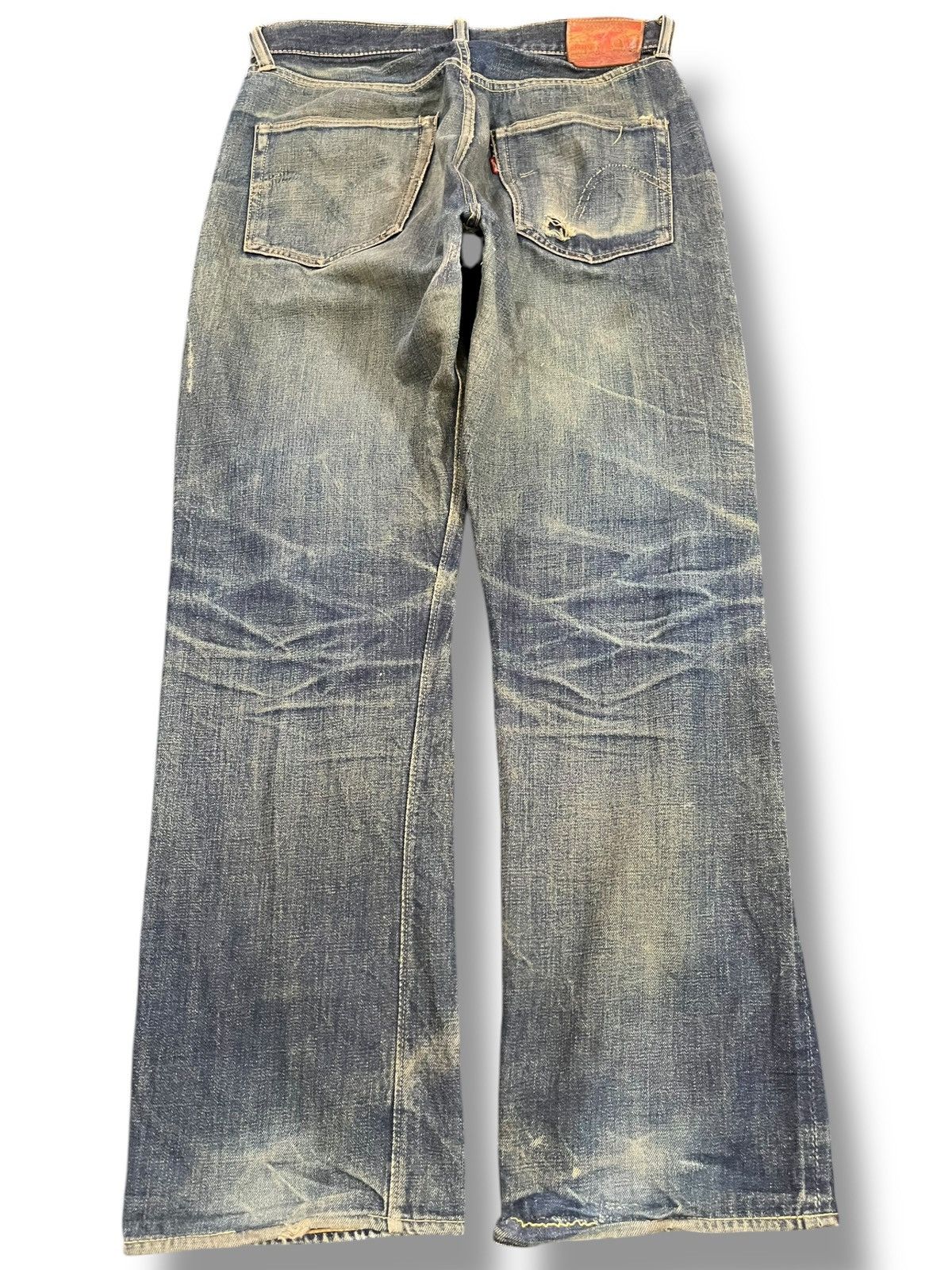 Warehouse & Co. Vintage Warehouse&Co Mudwash Selvedge Distressed Denim Size US 31 - 6 Thumbnail