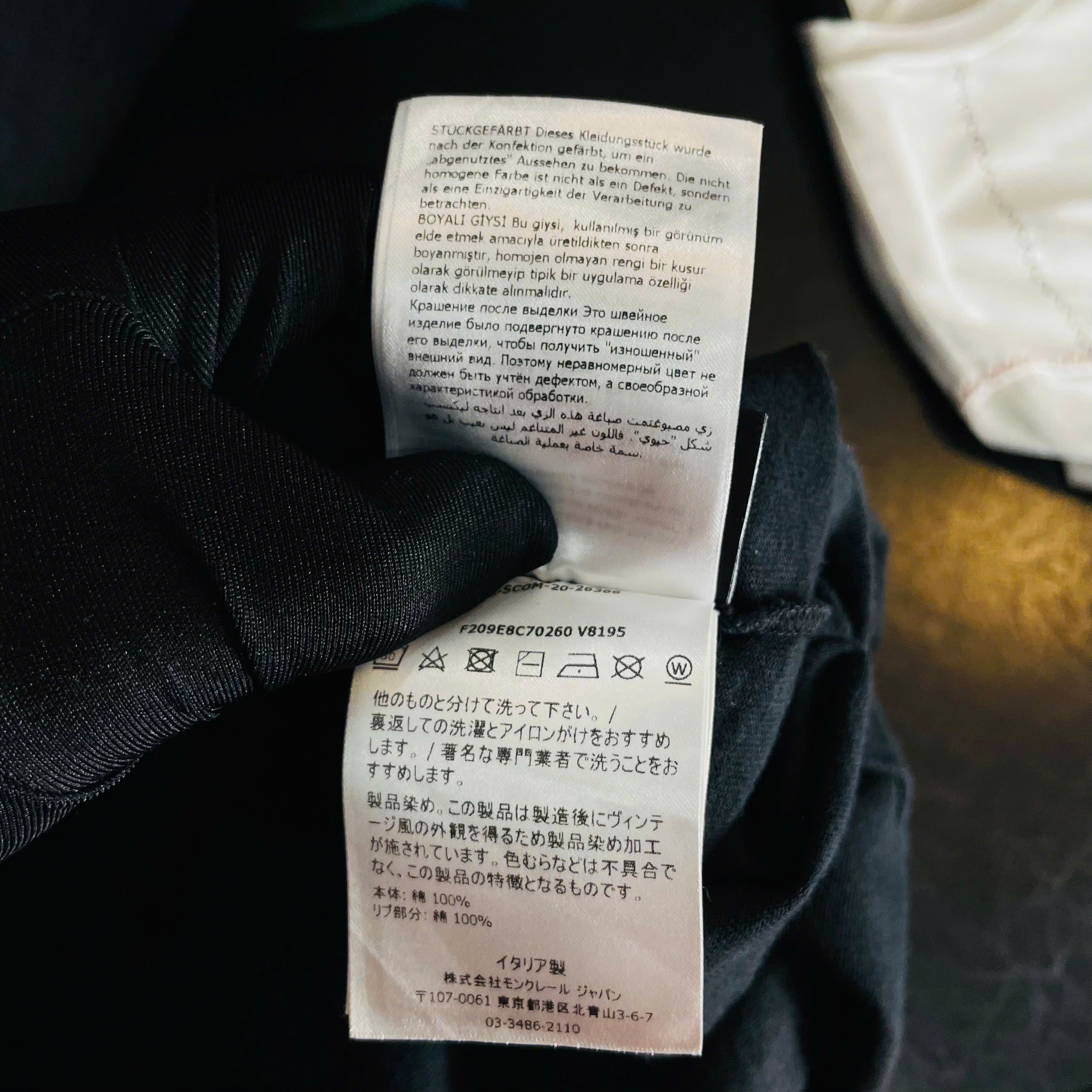Moncler MONCLER T SHIRT Size US M / EU 48-50 / 2 - 6 Thumbnail