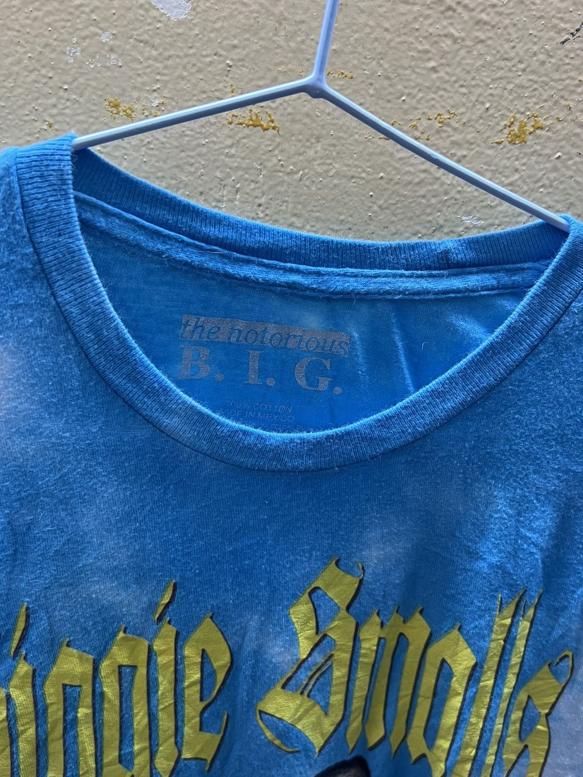 Band Tees The notorious BIG tie dye blue tee Size US M / EU 48-50 / 2 - 3 Thumbnail
