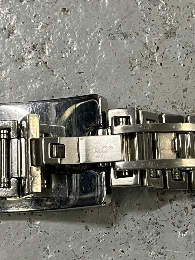 Dolce & Gabbana 2000s Dolce & Gabbana Warning Stainless Steel Bracelet Size ONE SIZE - 6 Thumbnail