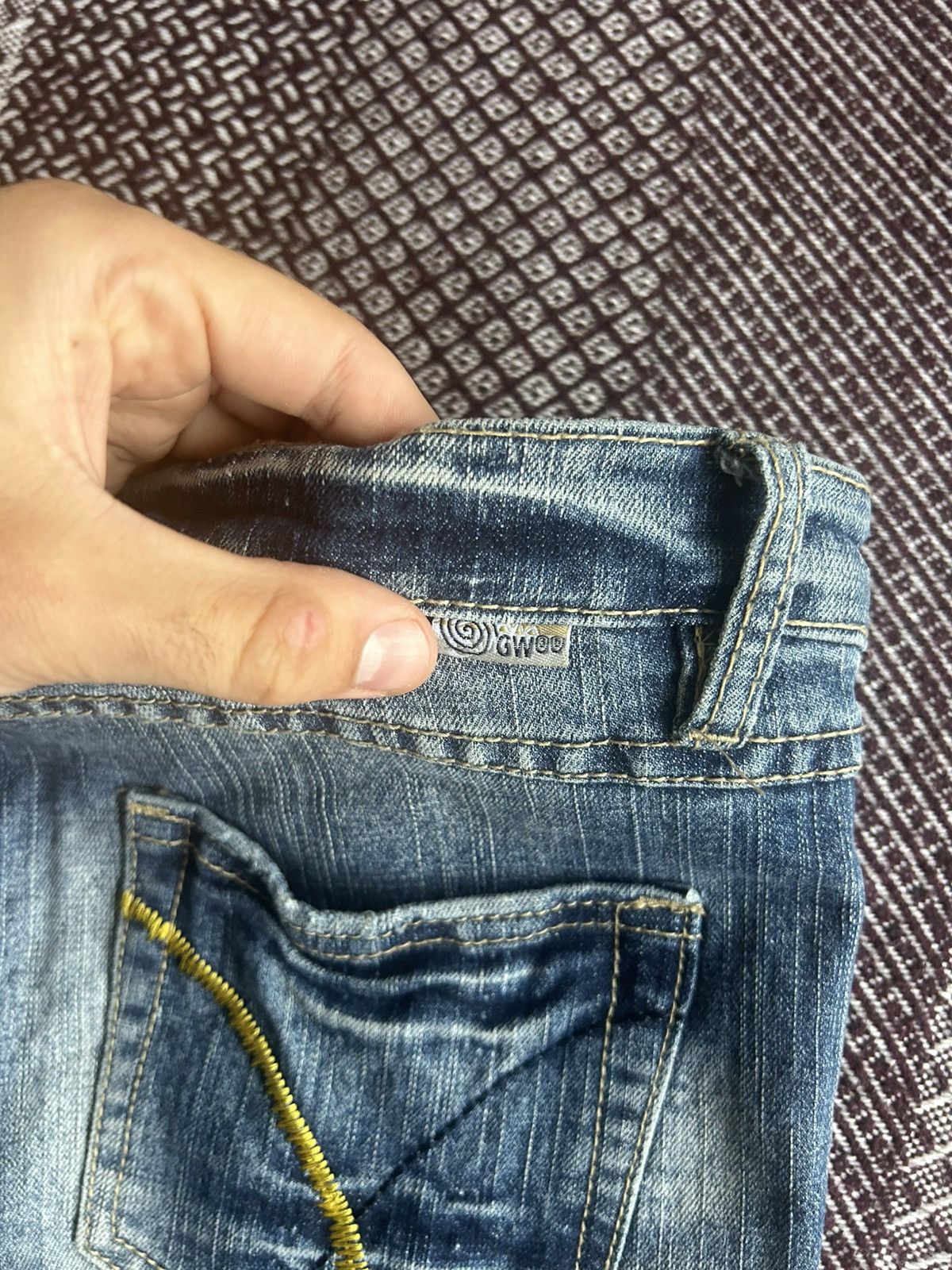 Japanese Brand Vintage X-Mail Japanese Style Faded Jeans Flared Size 38 Y2K Size 28" / US 6 / IT 42 - 17 Thumbnail