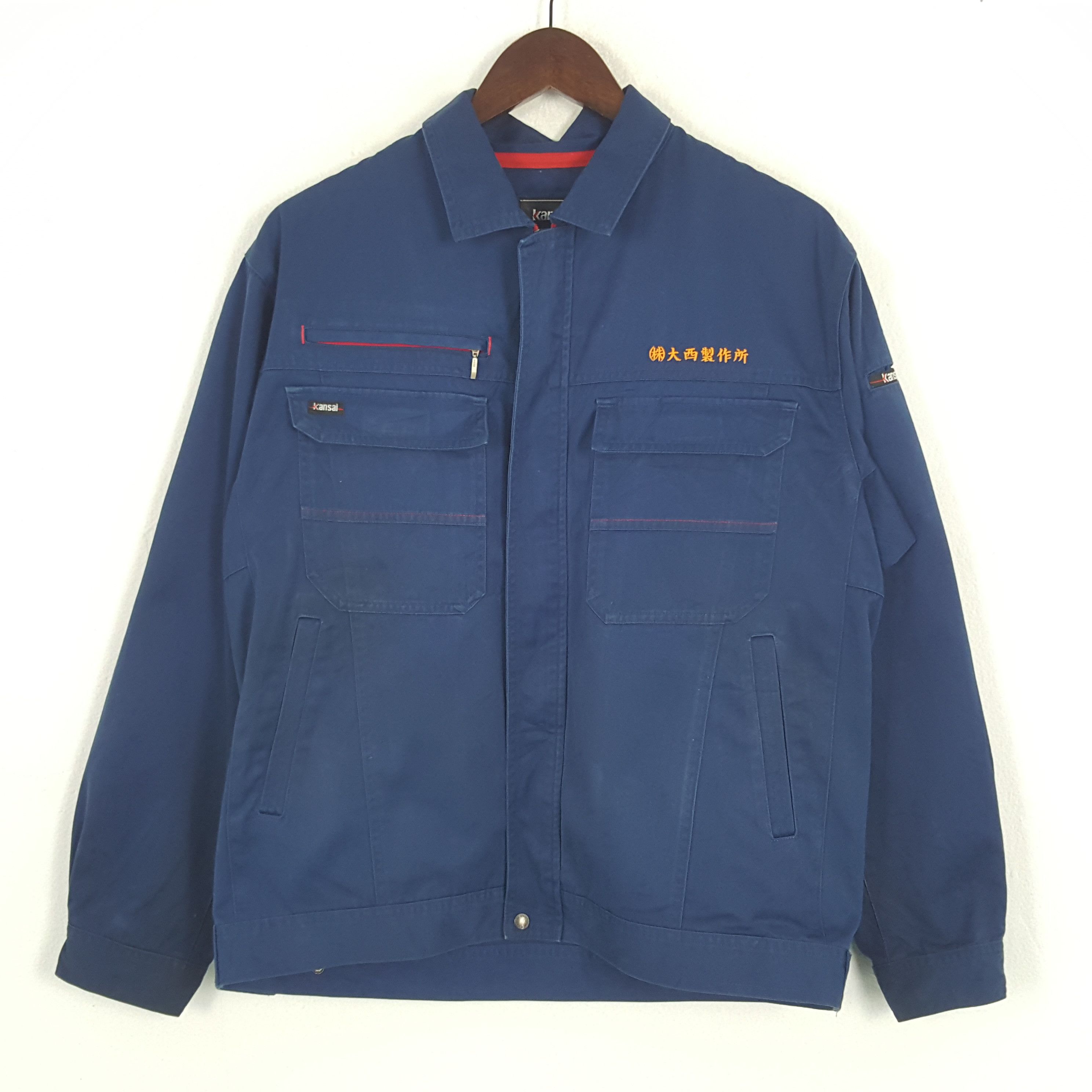 Vintage Vintage Kansai X Skulls Zero Custom Logo Work Jacket Size US L / EU 52-54 / 3 - 2 Thumbnail