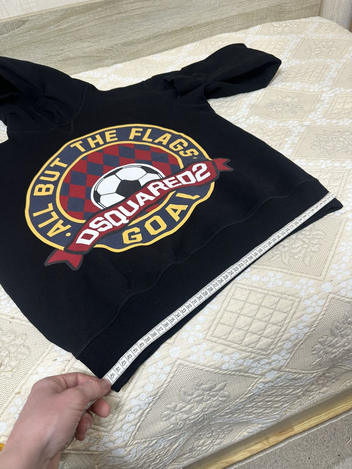 Dsquared2 🔥 Dsquared2 Football Soccer Hoodie Pullover Sweatshirt Logo Size US L / EU 52-54 / 3 - 12 Thumbnail