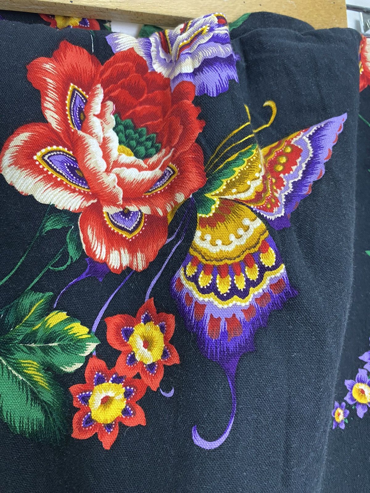 Limi Feu × Yohji Yamamoto Y’s bis LIMI mini skirt black floral Size 26" / US 2 / IT 38 - 7 Thumbnail