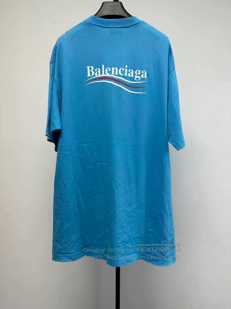 Balenciaga Balenciaga Letter Printed Round Neck Short Sleeve T-Shirt Size US XS / EU 42 / 0 - 2 Thumbnail
