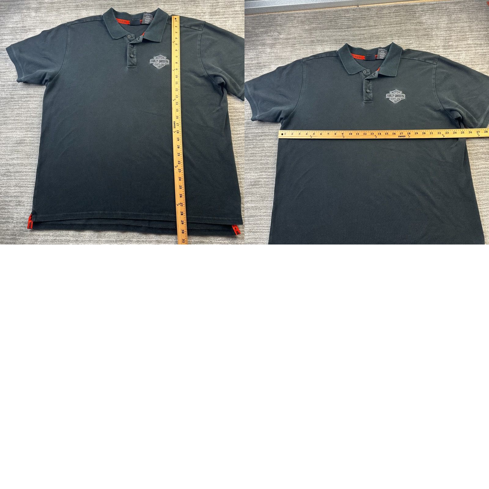 Harley Davidson Harley-Davidson Shirt Mens 2XL Black Polo Short Sleeve Helmet Logo Vintage No Size US XXL / EU 58 / 5 - 8 Thumbnail