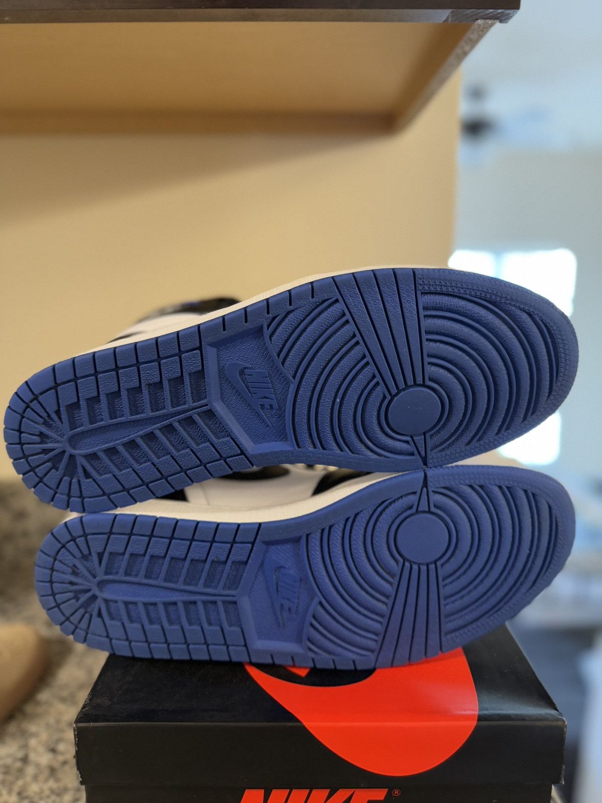 Jordan Brand × Nike Jordan 1 Royal Toe Size 12 (555088-041) W/ BOX Size US 12 / EU 45 - 13 Thumbnail