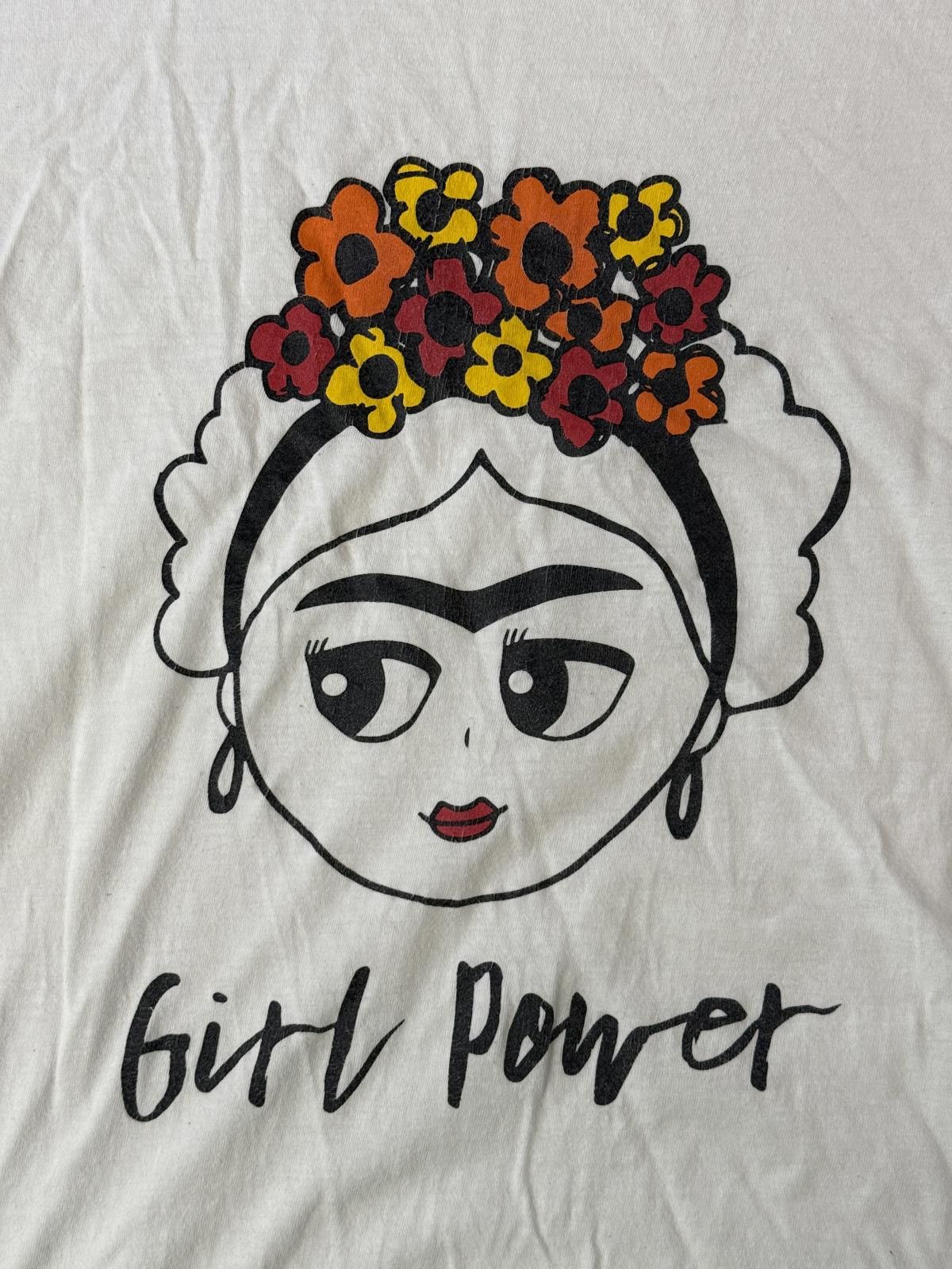Gildan Frida Kahlo T-shirt Juniors Womens Girl Power Spanglish Tee Size M / US 6-8 / IT 42-44 - 3 Thumbnail