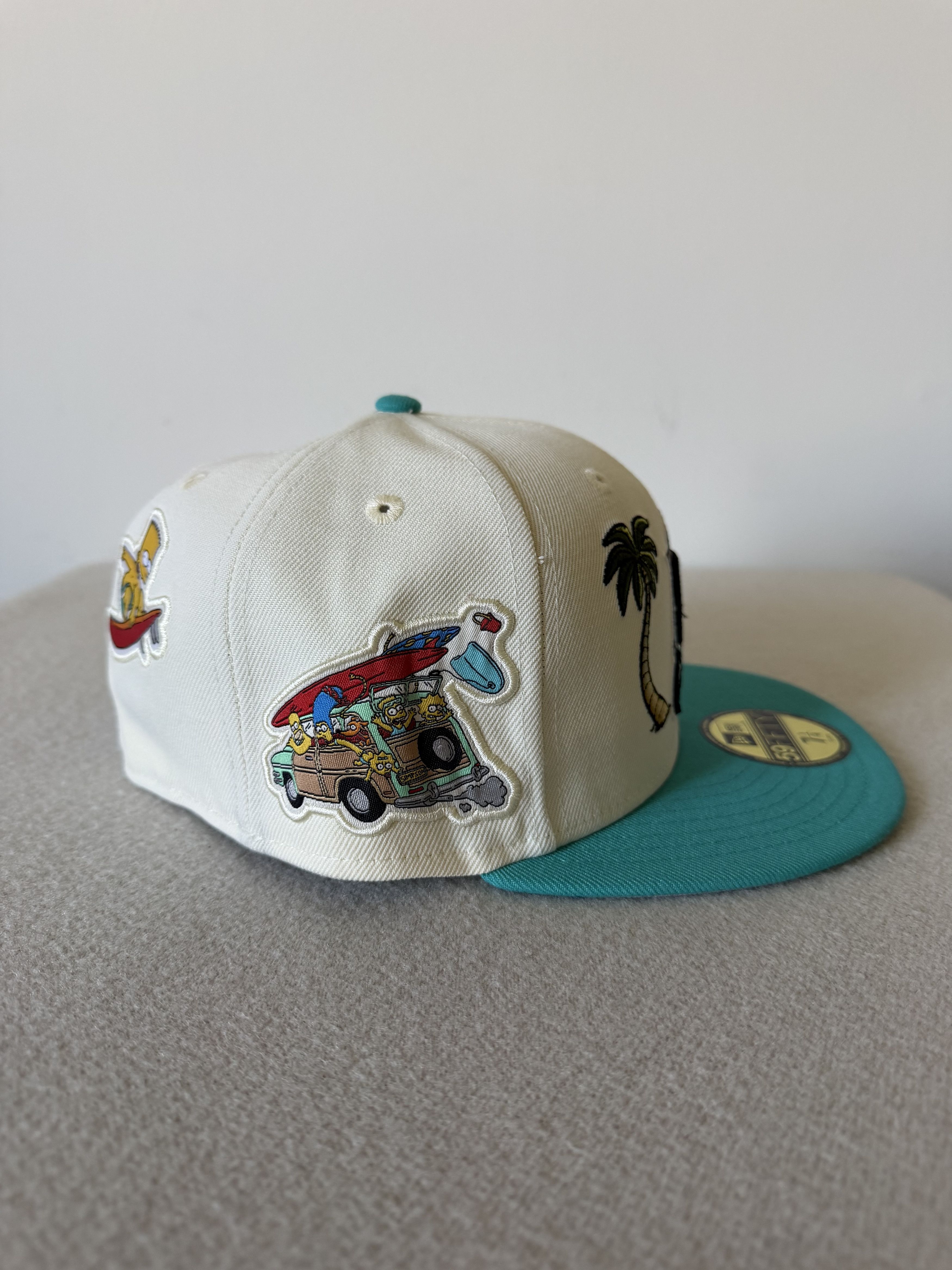 New Era 7 1/4 New Era Florida Marlins Simpsons Localized 59FIFTY Hat Size ONE SIZE - 4 Thumbnail