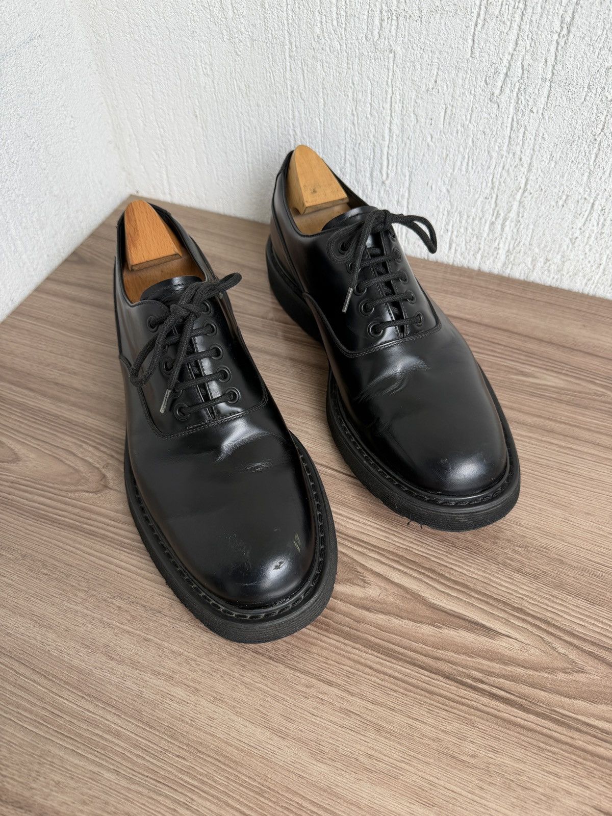 Prada Brushed leather derby Size US 10 / EU 43 - 10 Thumbnail