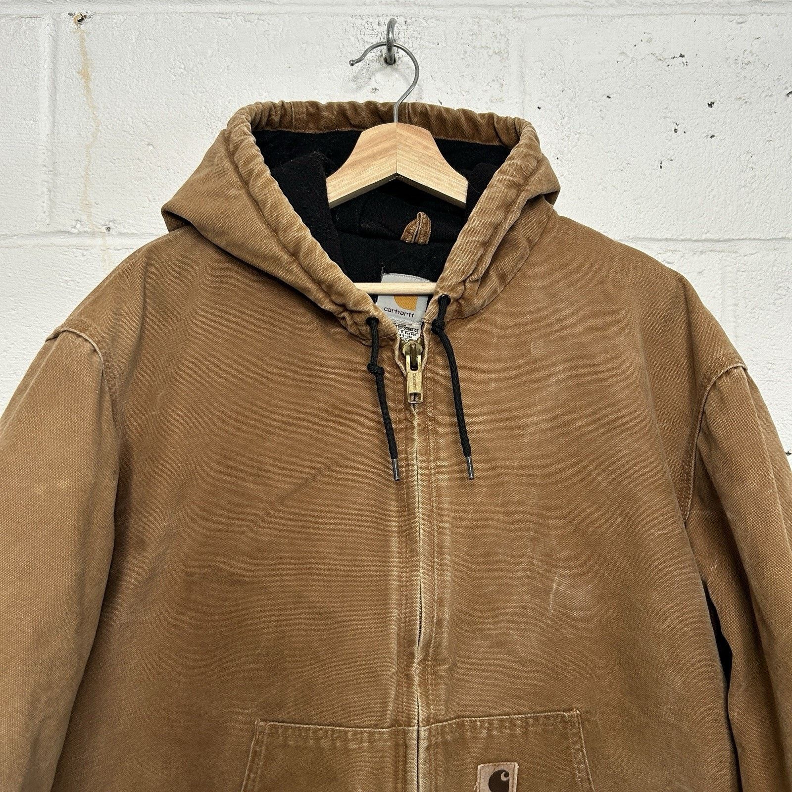 Carhartt Carhartt Hooded Quilt-Lined Active Jacket “Brown” J130-211 Size US XL / EU 56 / 4 - 3 Thumbnail