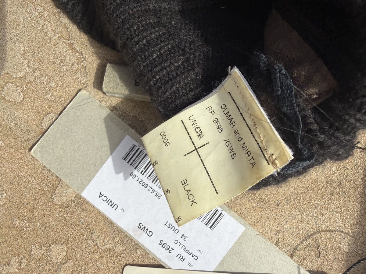 Rick Owens Rick owens Fw08 “stag” fur cashmere beanie set Size ONE SIZE - 4 Thumbnail