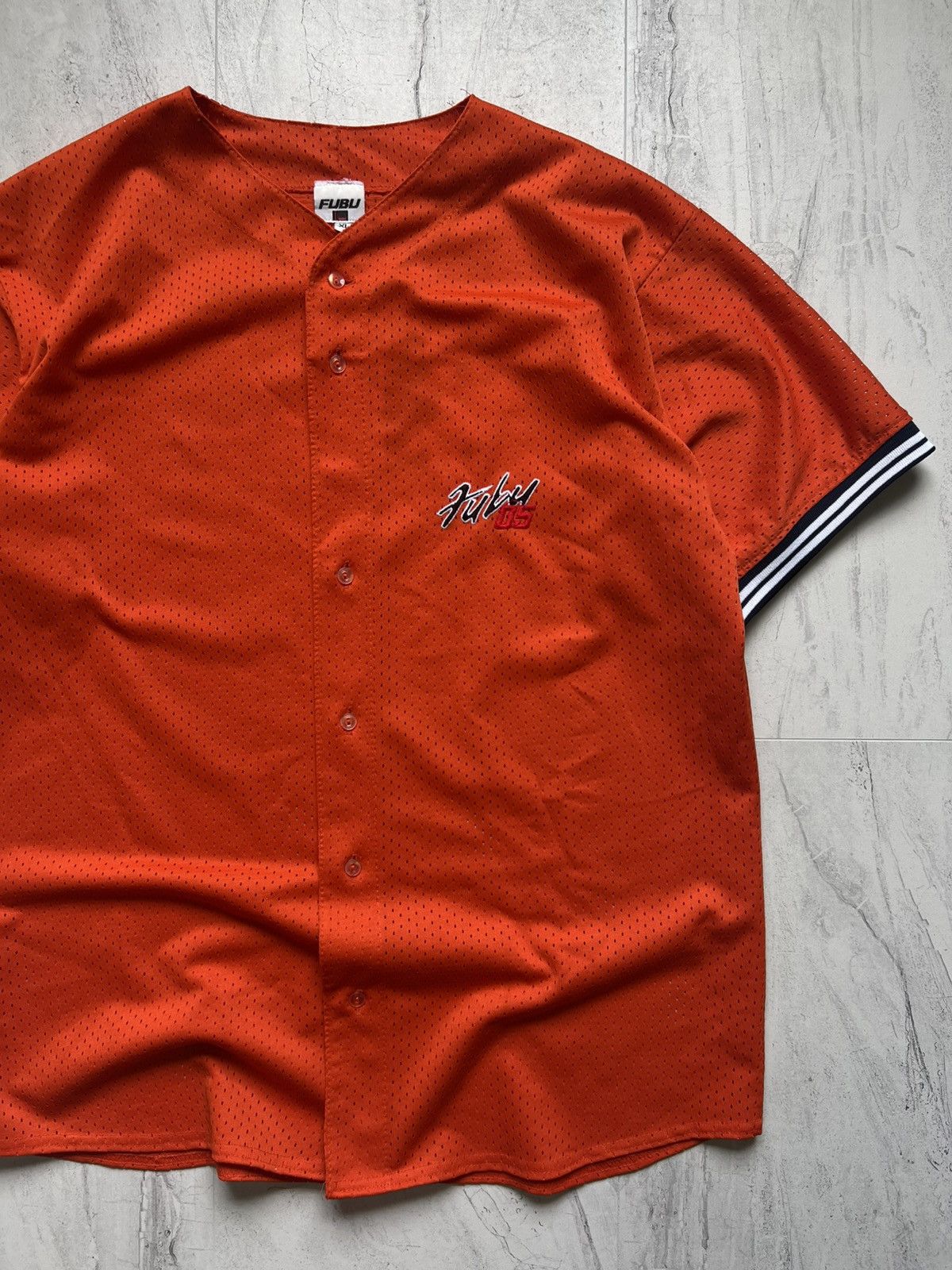 Fubu Vintage MLB 90’s FUBU Stitched Baseball Jersey Size US XL / EU 56 / 4 - 1 Thumbnail