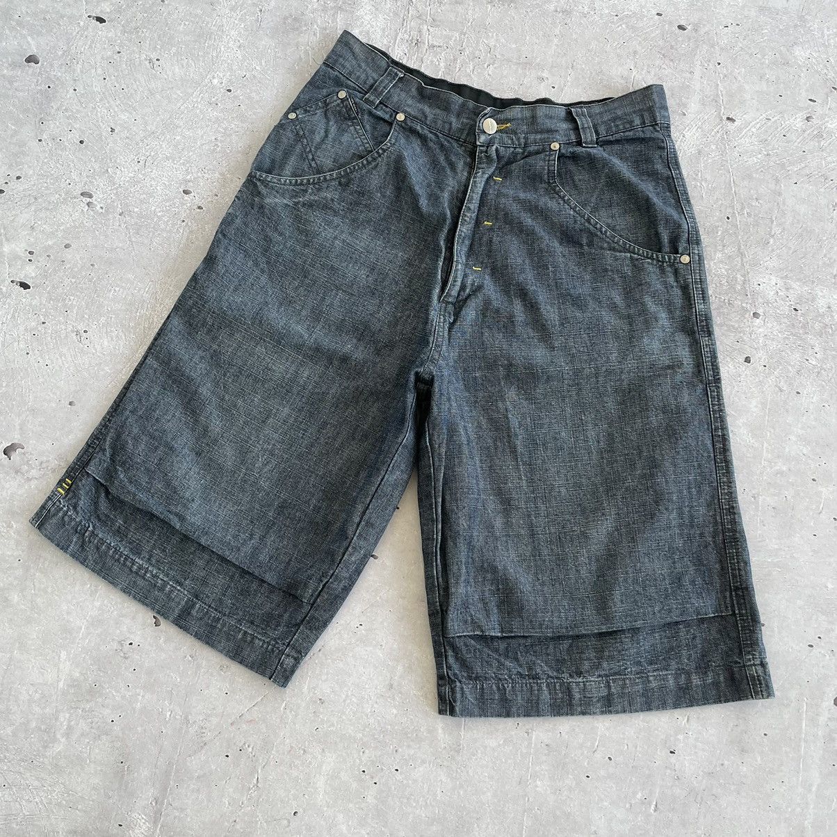 Aem'kei × Vintage Vintage Aemkei denim shorts rap y2k Size 28" / US 6 / IT 42 - 3 Thumbnail