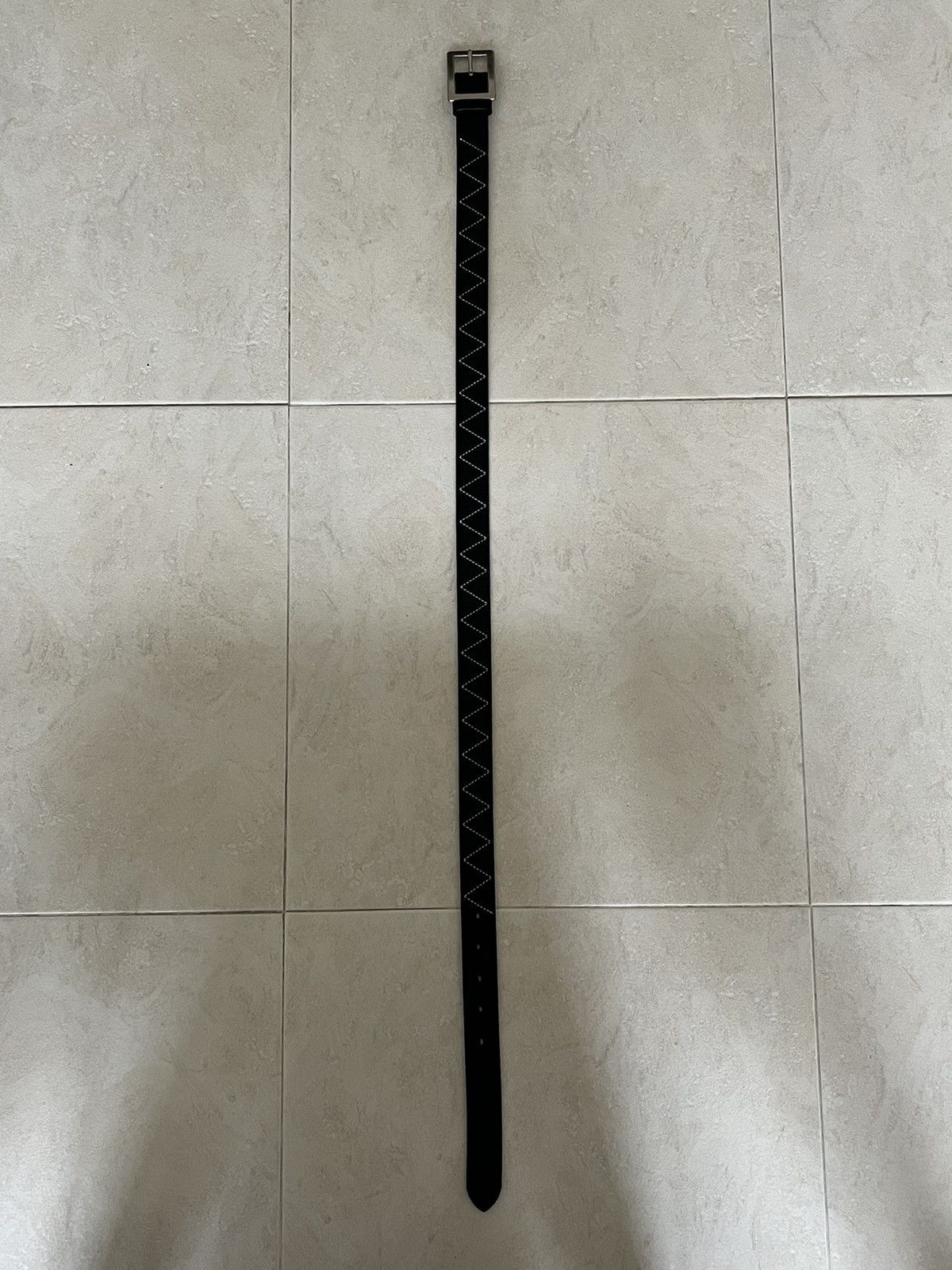 Neighborhood Neighborhood Leather Belt Size 32 - 5 Thumbnail