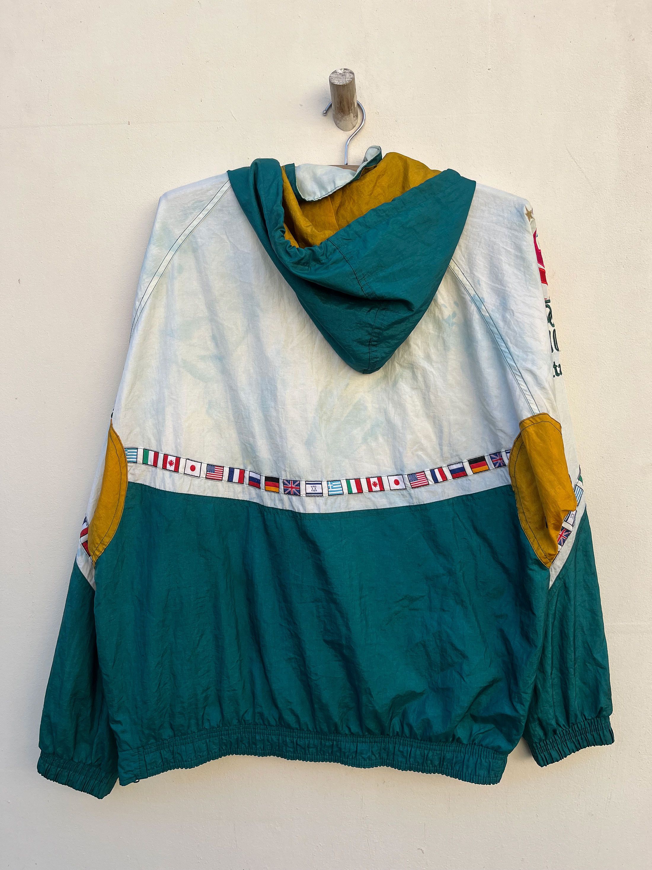 Sports Specialties × Starter Vintage Starter Olympic 90s Coca Cola Zipper Windbreaker Size US L / EU 52-54 / 3 - 5 Thumbnail